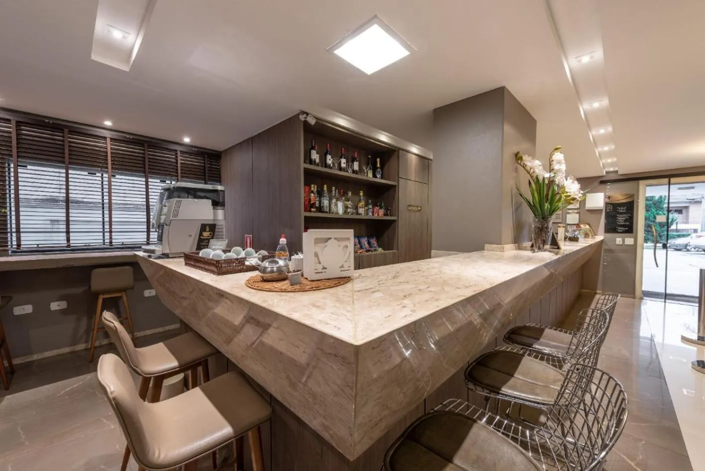 Lounge or bar in Class Hotel Guaxupé