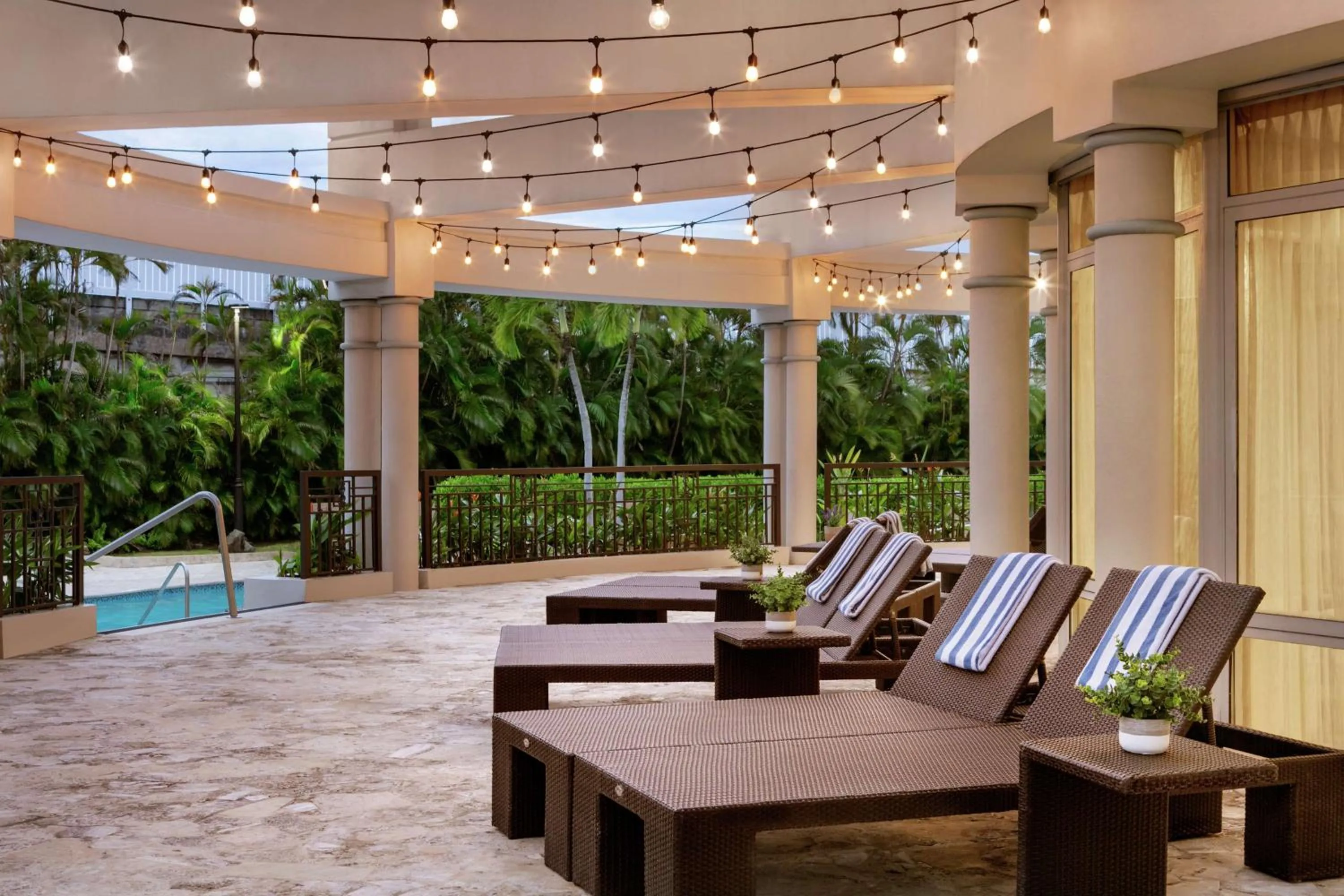 Pool view in Embassy Suites by Hilton San Juan - Hotel & Casino