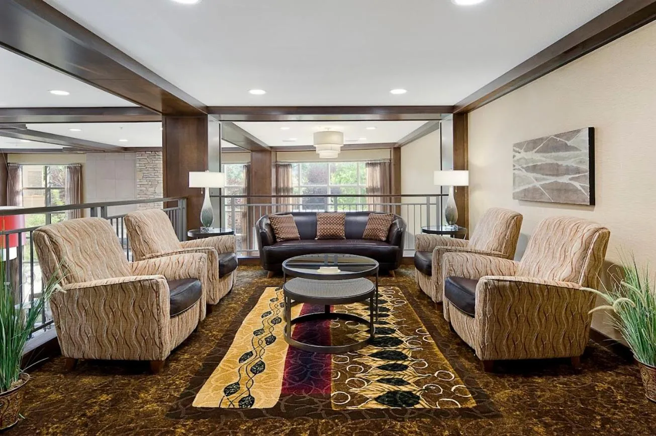 Seating area in ClubHouse Hotel and Suites