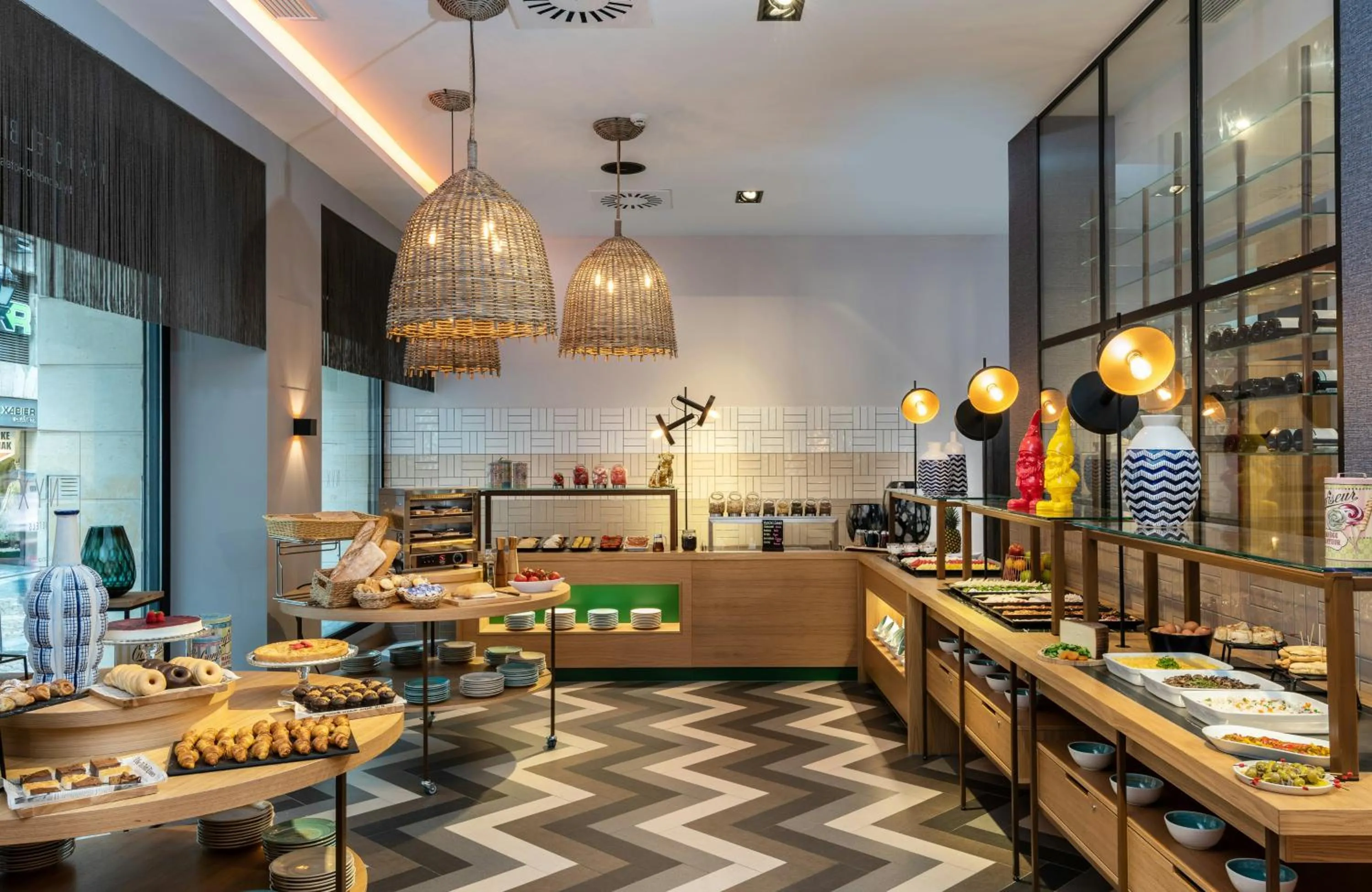Buffet breakfast in NYX Hotel Bilbao by Leonardo Hotels