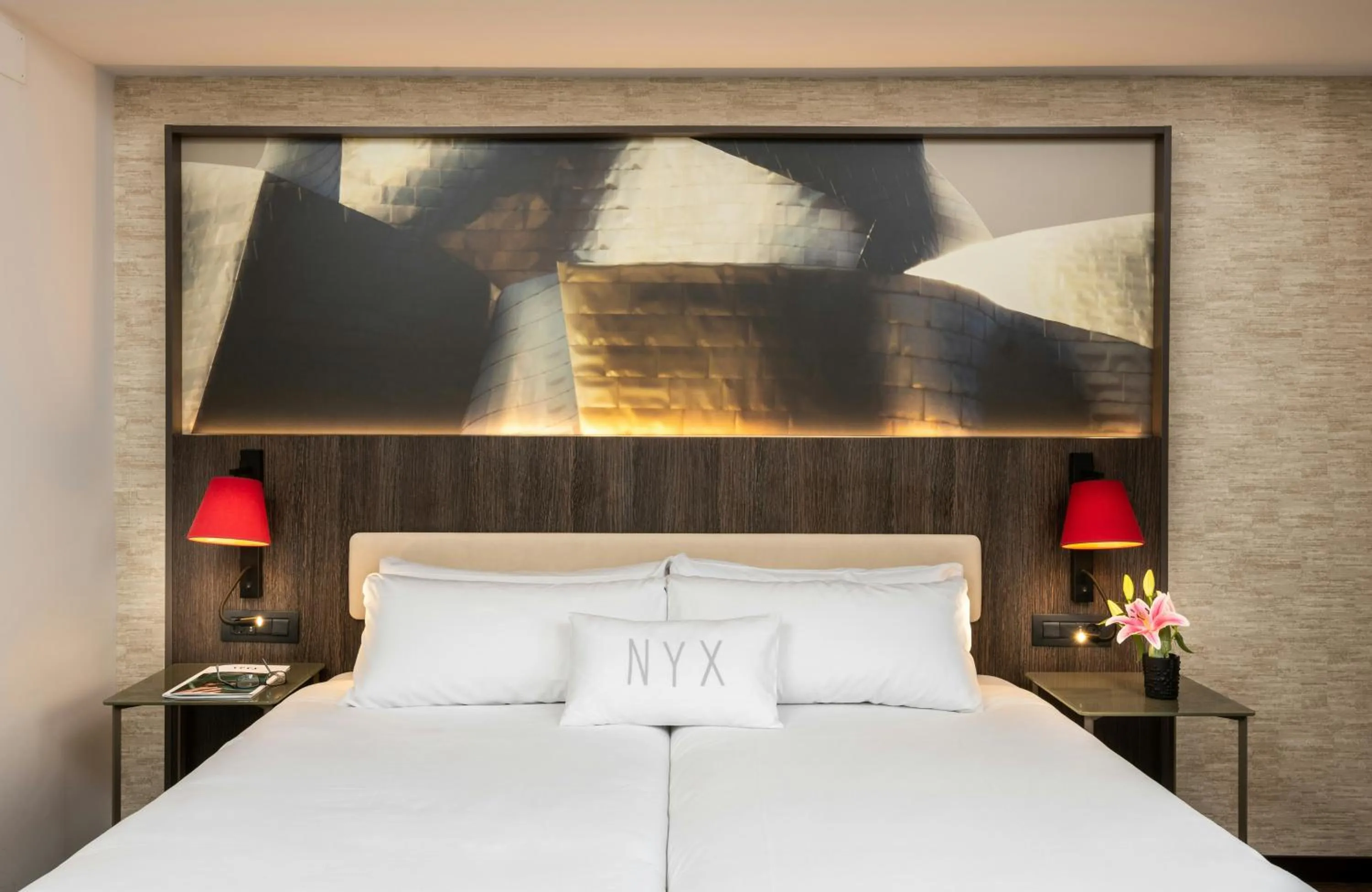 Photo of the whole room, Bed in NYX Hotel Bilbao by Leonardo Hotels