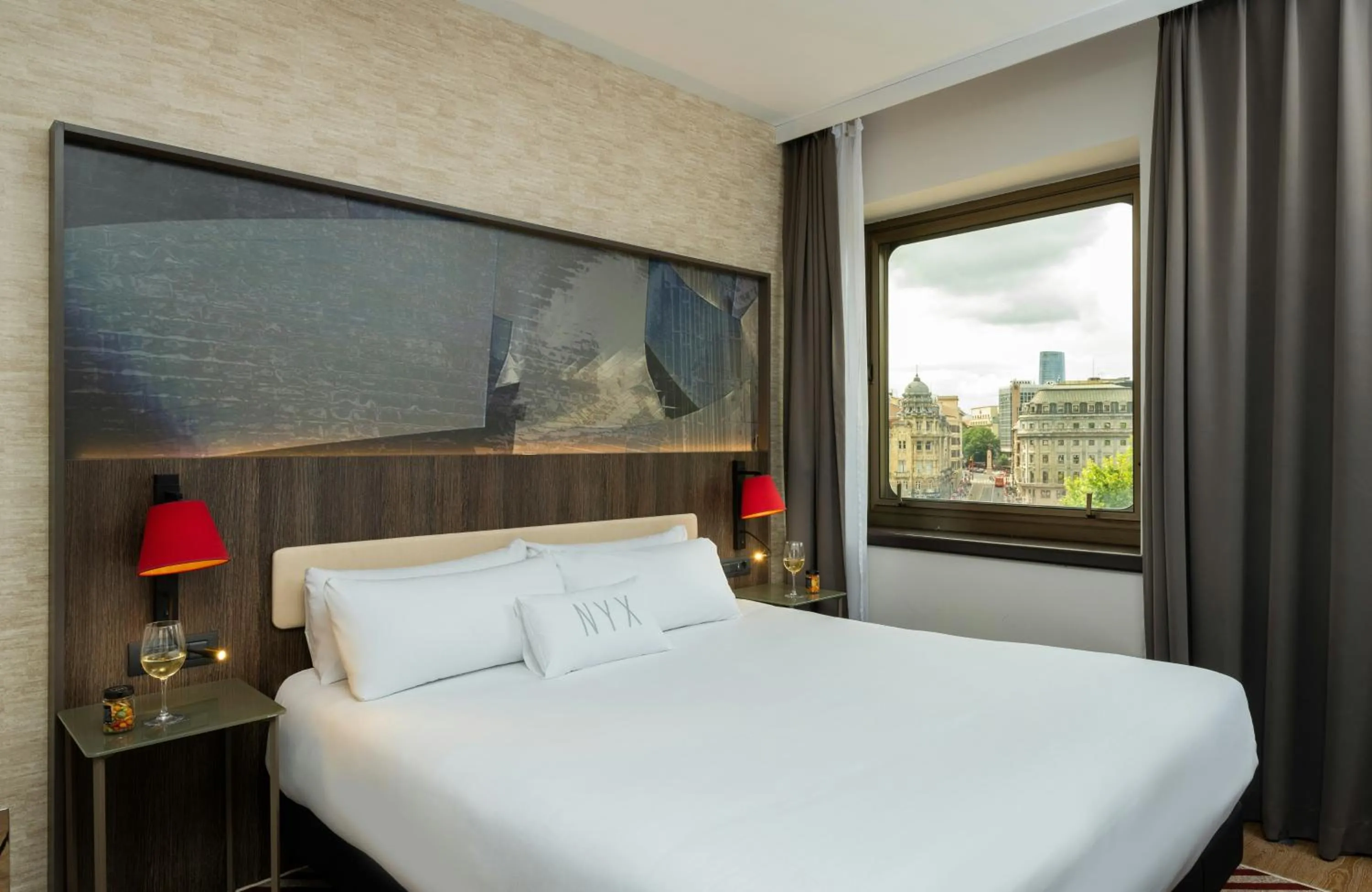 Photo of the whole room, Bed in NYX Hotel Bilbao by Leonardo Hotels