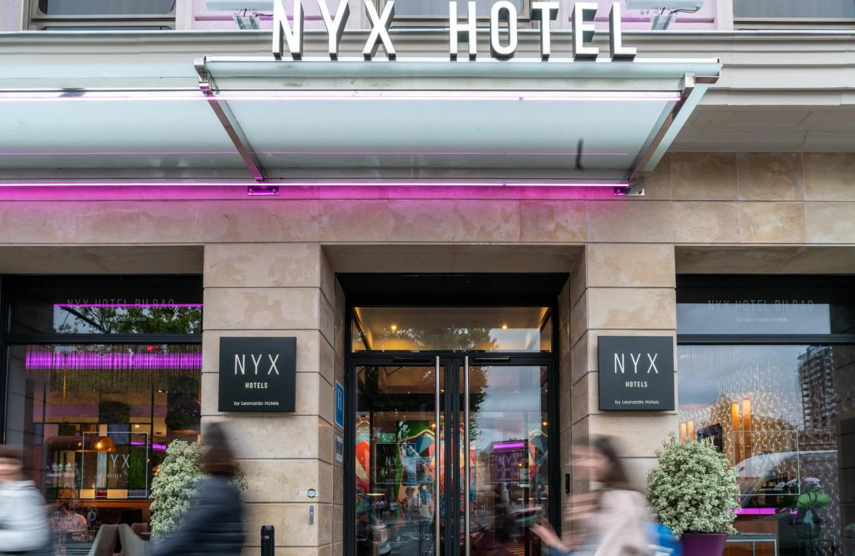 Facade/entrance in NYX Hotel Bilbao by Leonardo Hotels