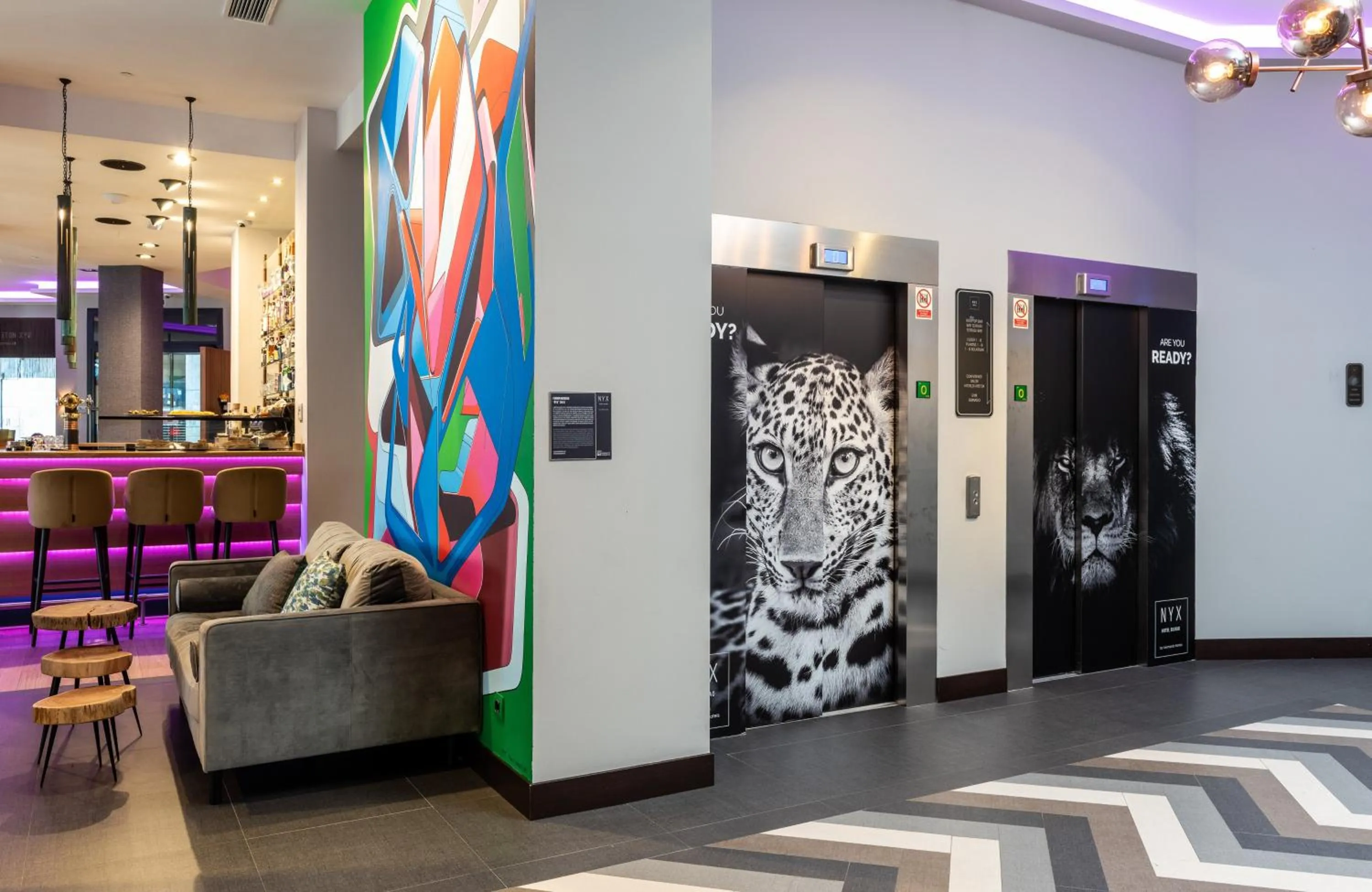 Decorative detail in NYX Hotel Bilbao by Leonardo Hotels