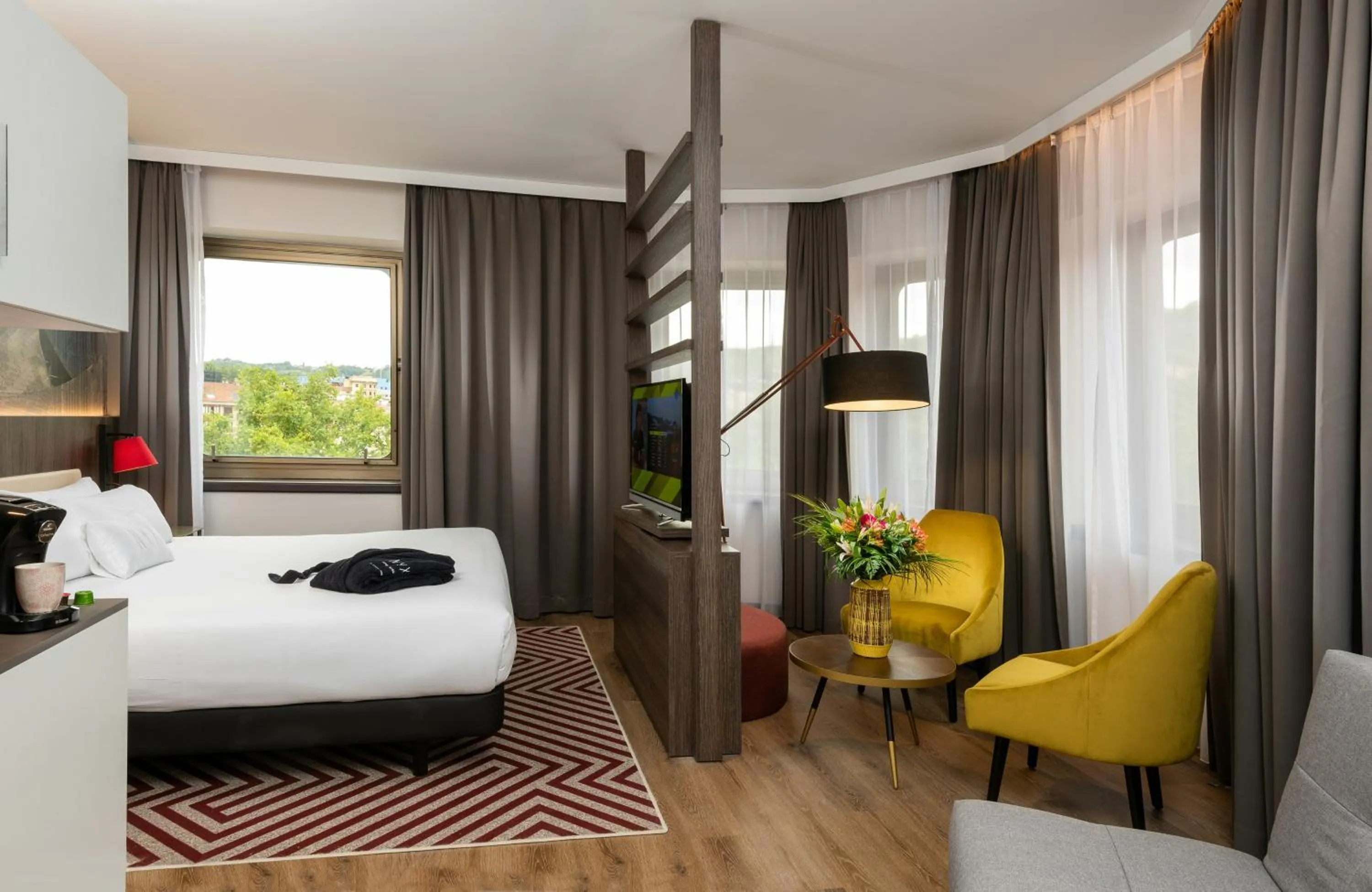 Photo of the whole room, Bed in NYX Hotel Bilbao by Leonardo Hotels