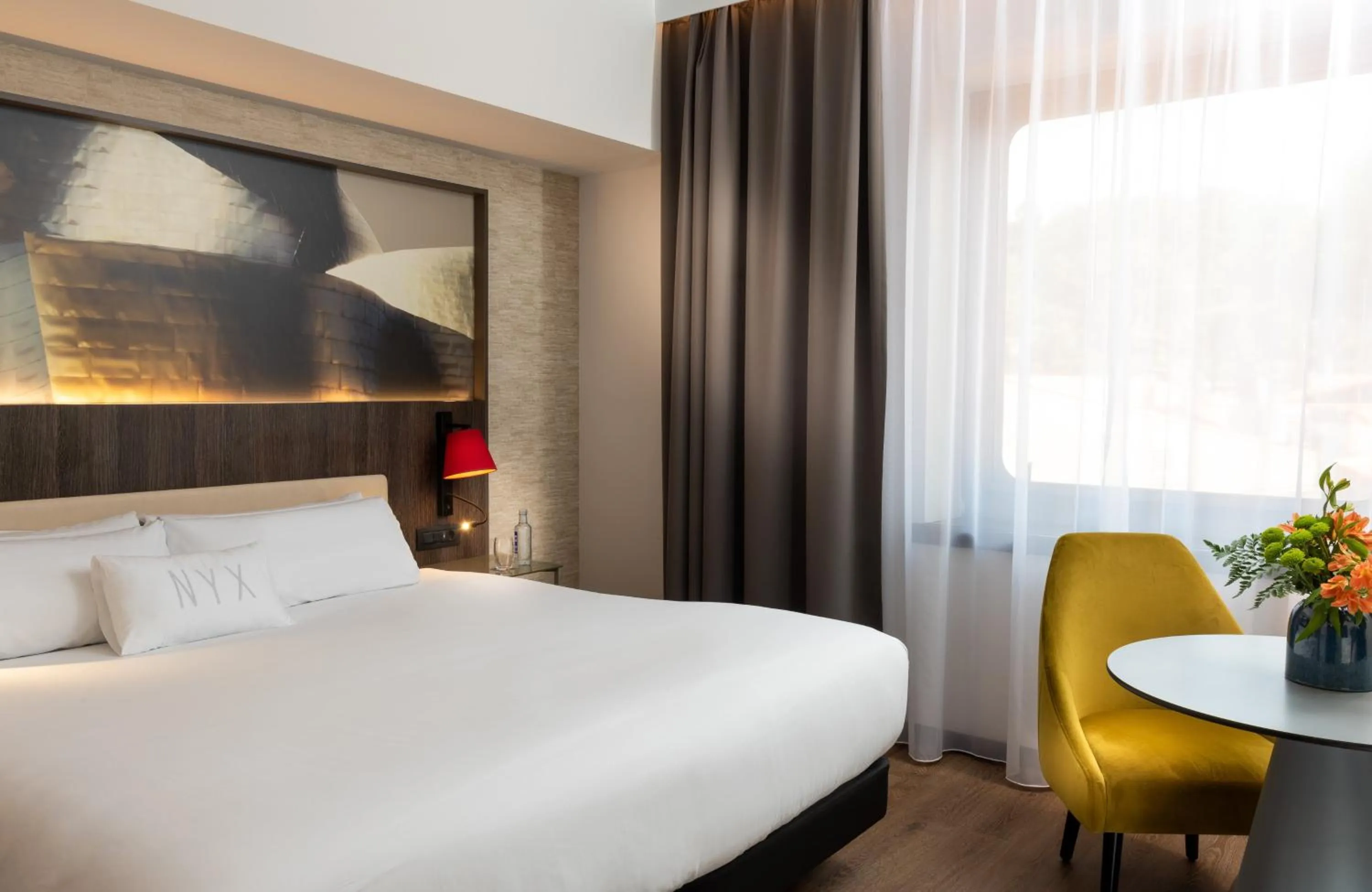 Photo of the whole room, Bed in NYX Hotel Bilbao by Leonardo Hotels