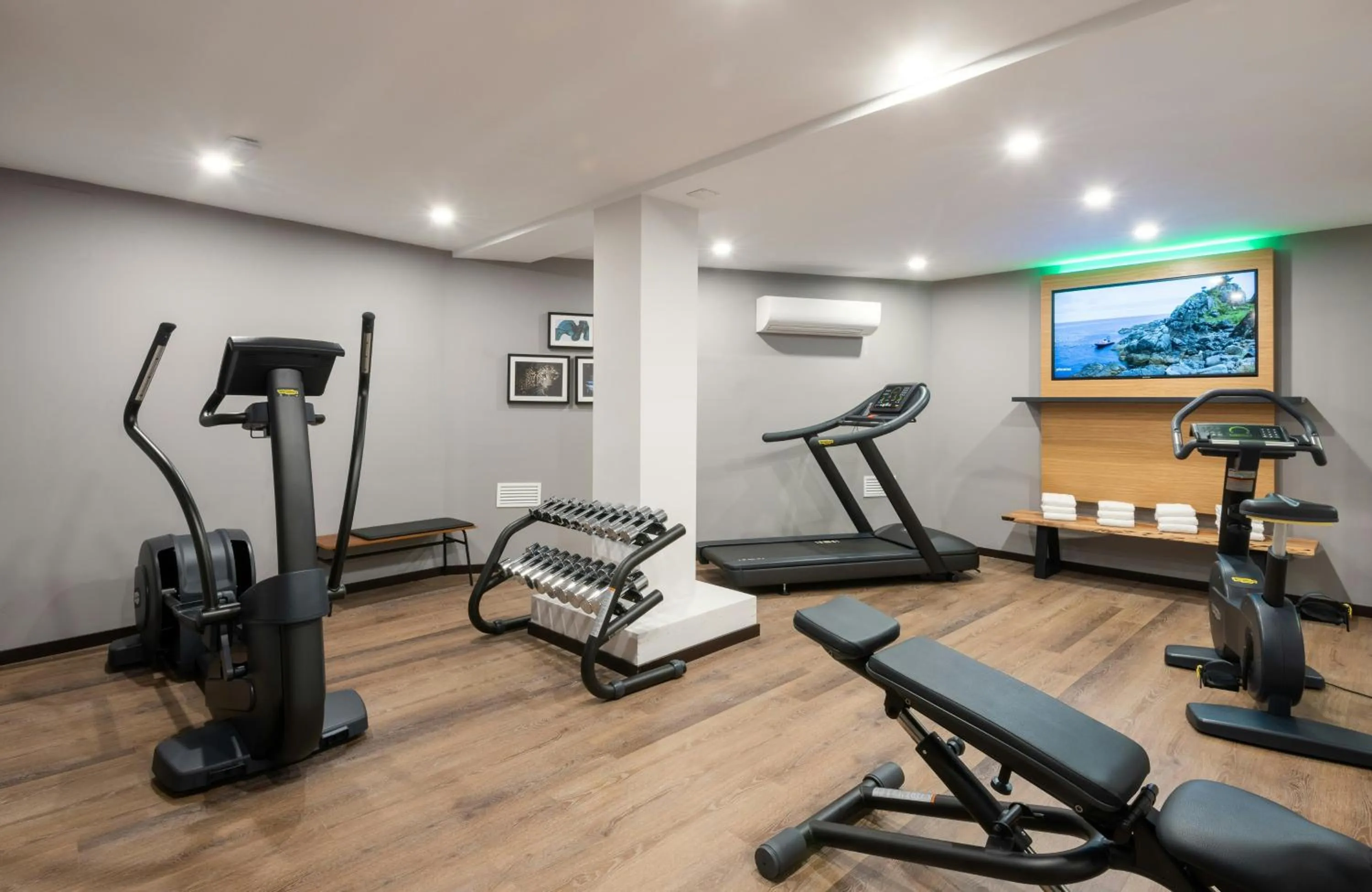 Fitness centre/facilities in NYX Hotel Bilbao by Leonardo Hotels