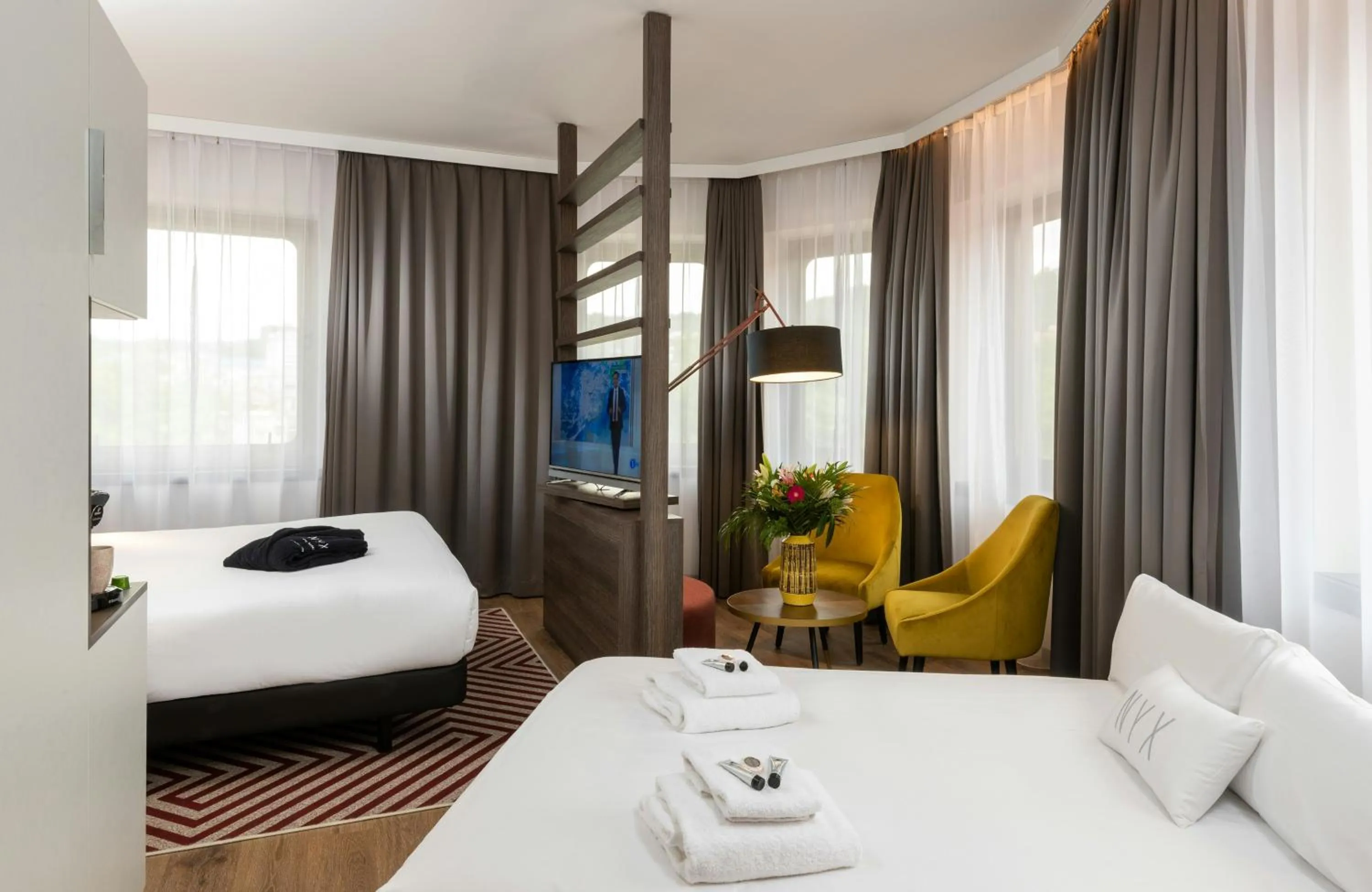 Photo of the whole room, Bed in NYX Hotel Bilbao by Leonardo Hotels