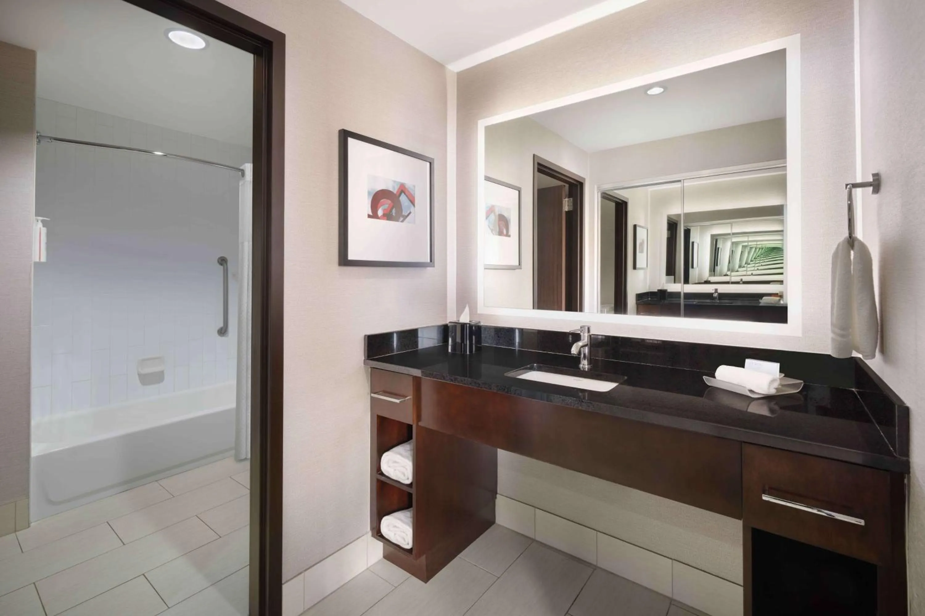 Bathroom in Homewood Suites- Denver Downtown Convention Center