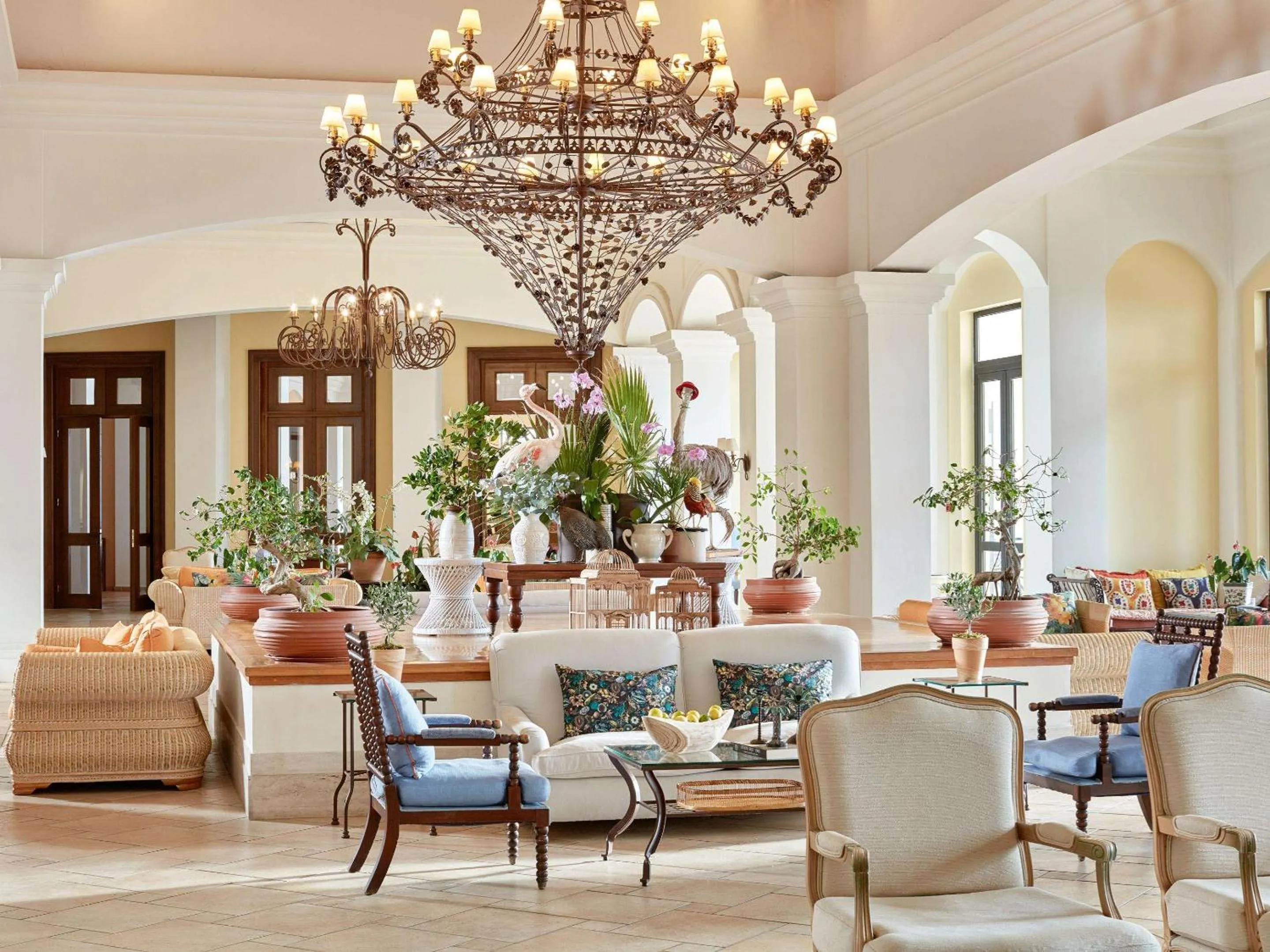 Lobby or reception in Grecotel LUXME Oasis at Riviera Olympia & Aqua Park