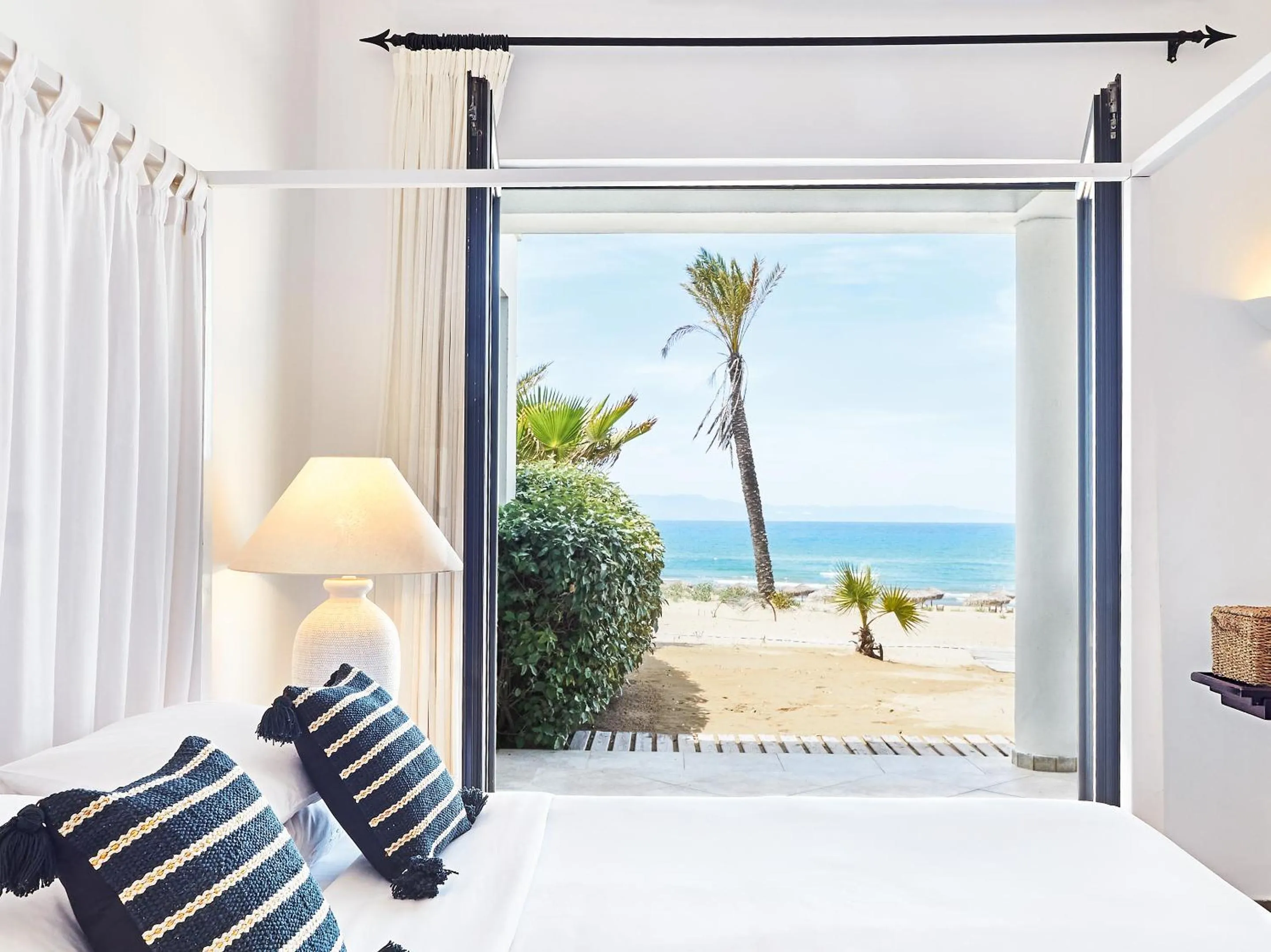 View (from property/room), Bed in Grecotel LUXME Oasis at Riviera Olympia & Aqua Park