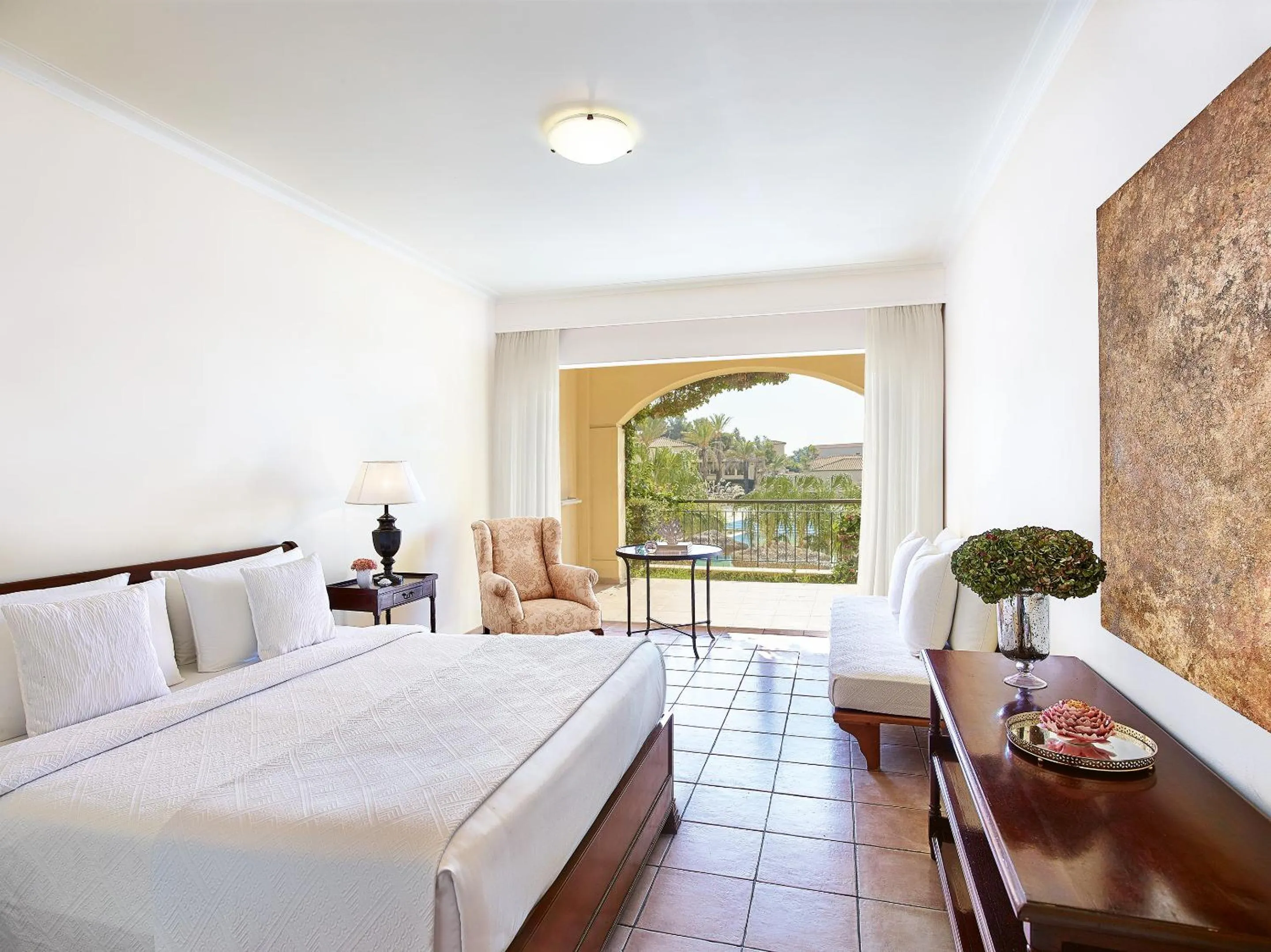 Bedroom, Bed in Grecotel LUXME Oasis at Riviera Olympia & Aqua Park