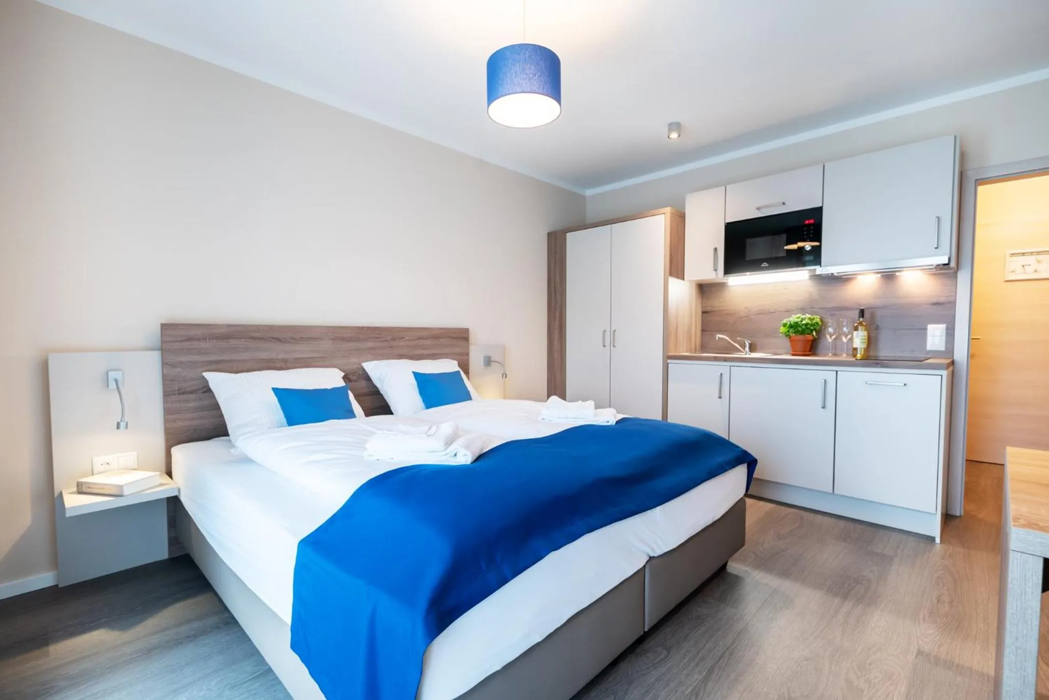 Bed in AKZENT Apartmenthotel Binz