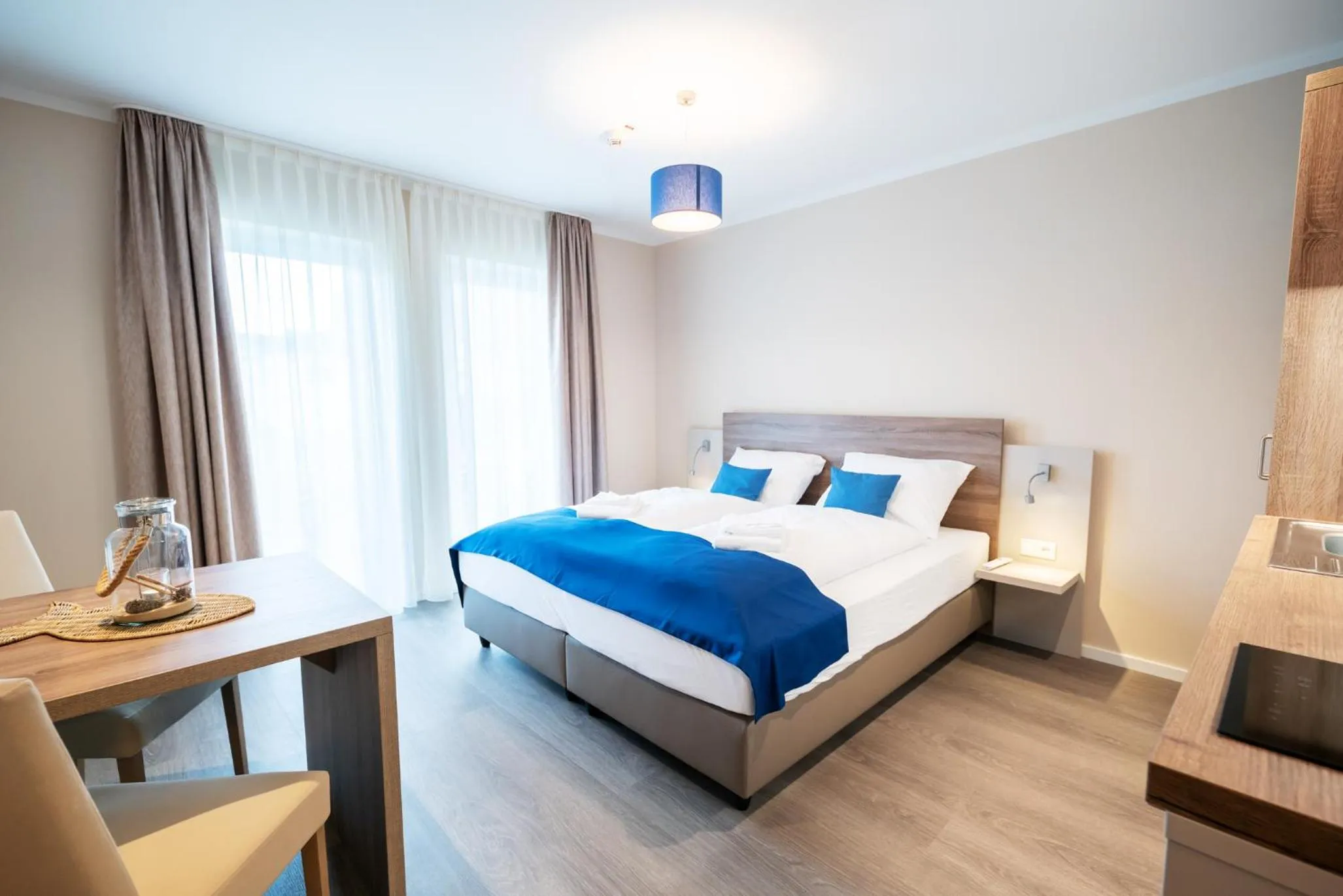 Bed in AKZENT Apartmenthotel Binz