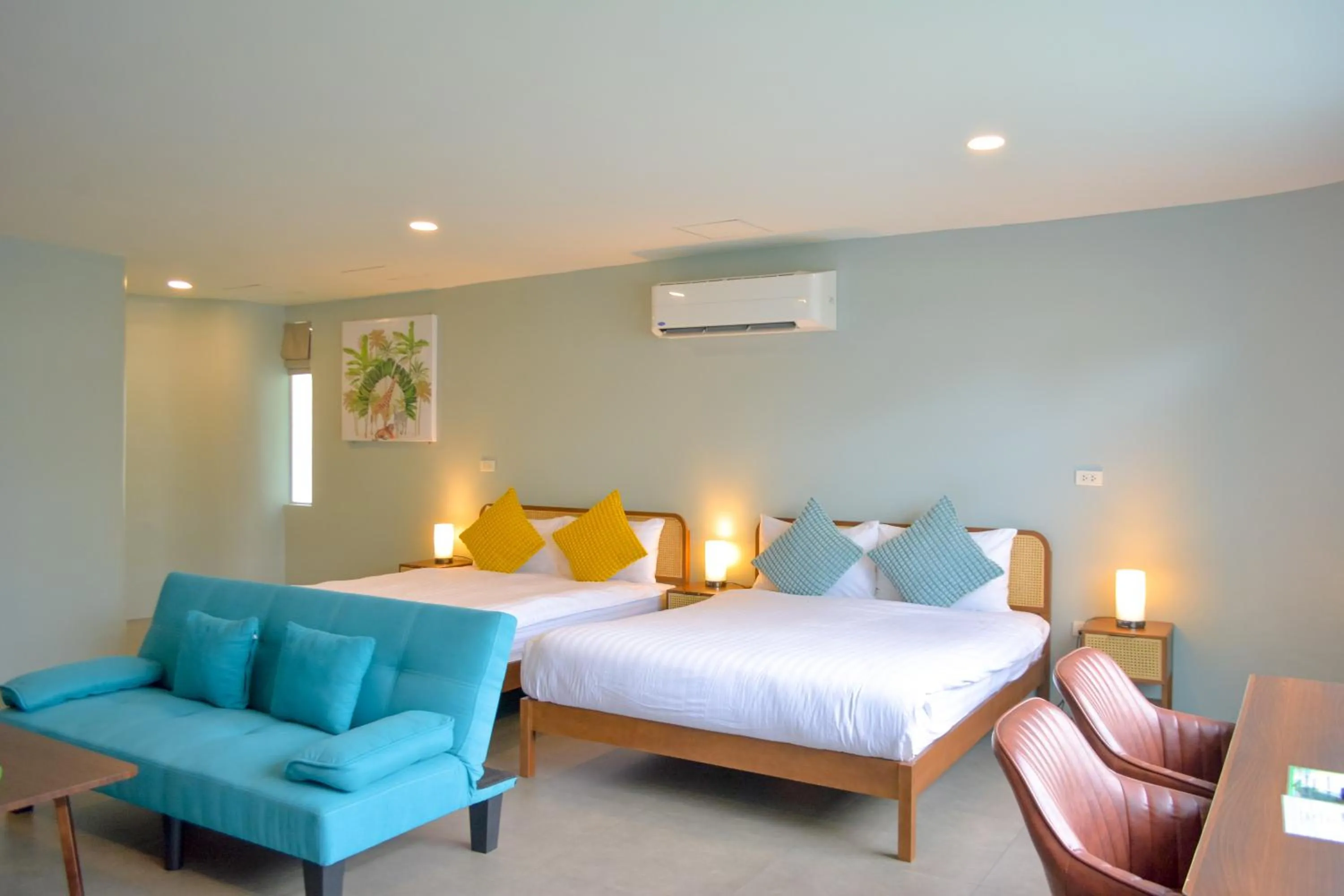 Bed in Le Divine Comedie Beach Resort