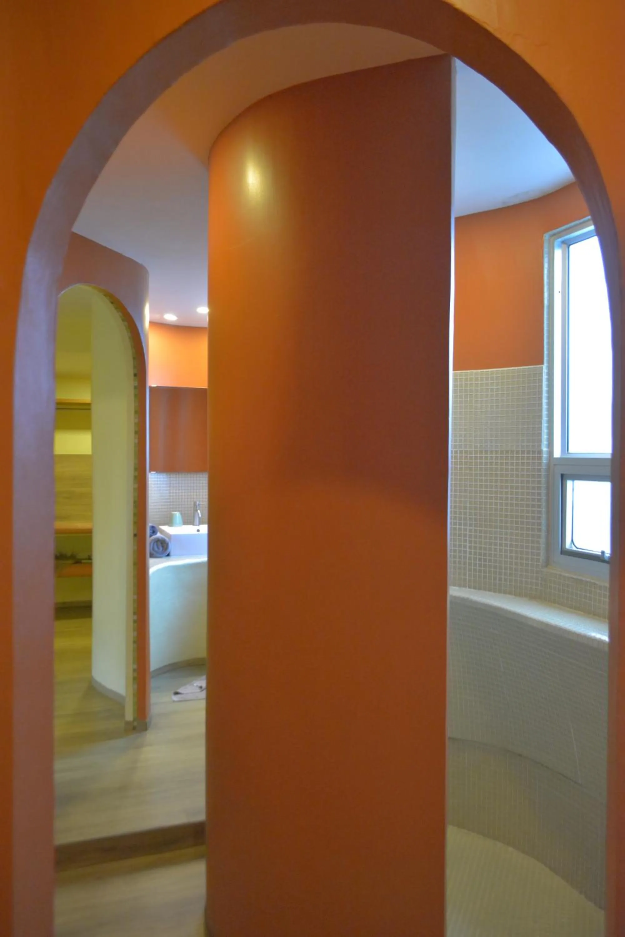 Bed in Le Divine Comedie Beach Resort