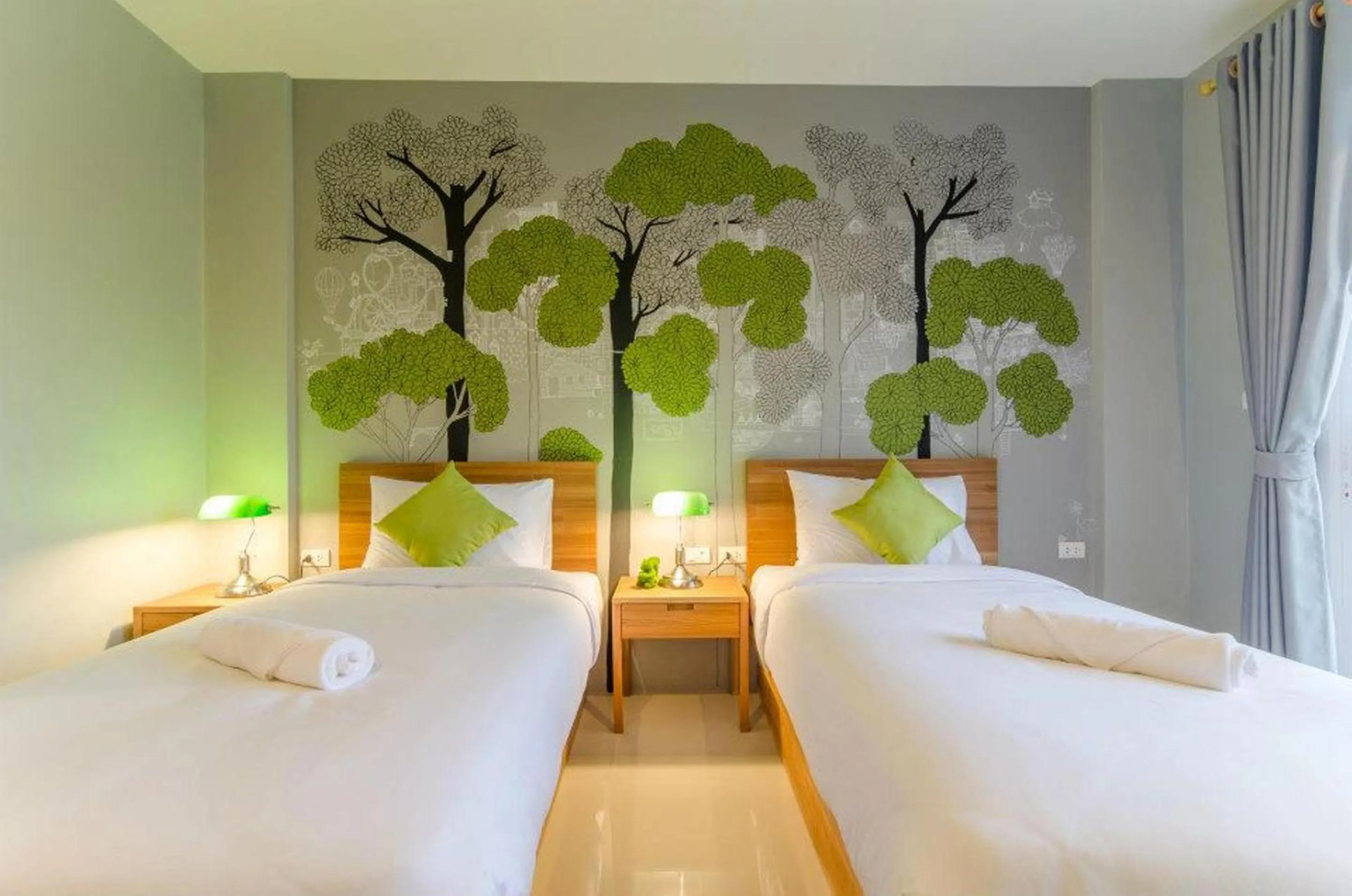 Bed in Ao Nang Miti Resort