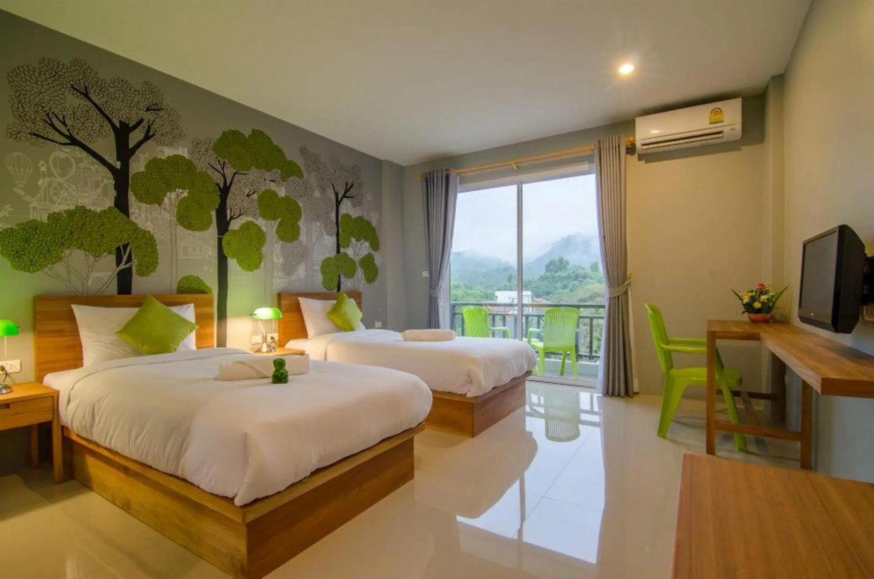 Photo of the whole room, Bed in Ao Nang Miti Resort