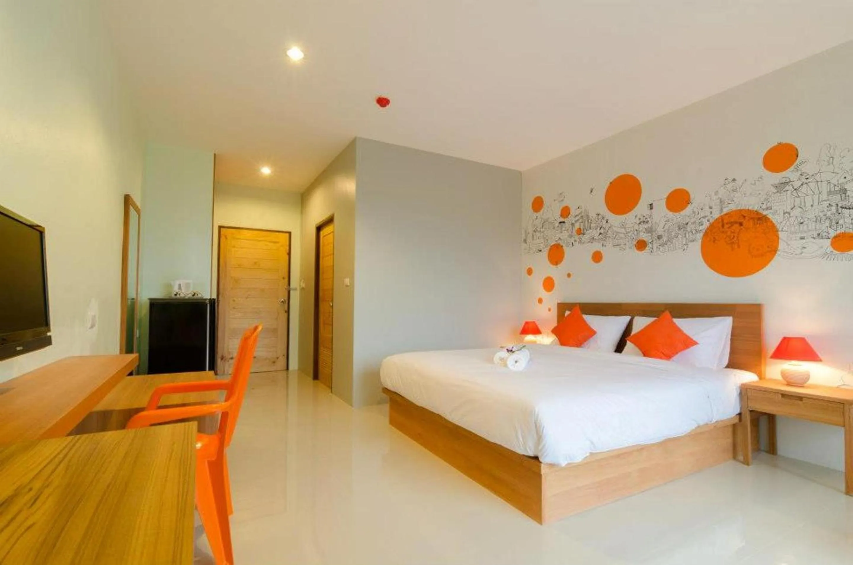 Photo of the whole room, Bed in Ao Nang Miti Resort