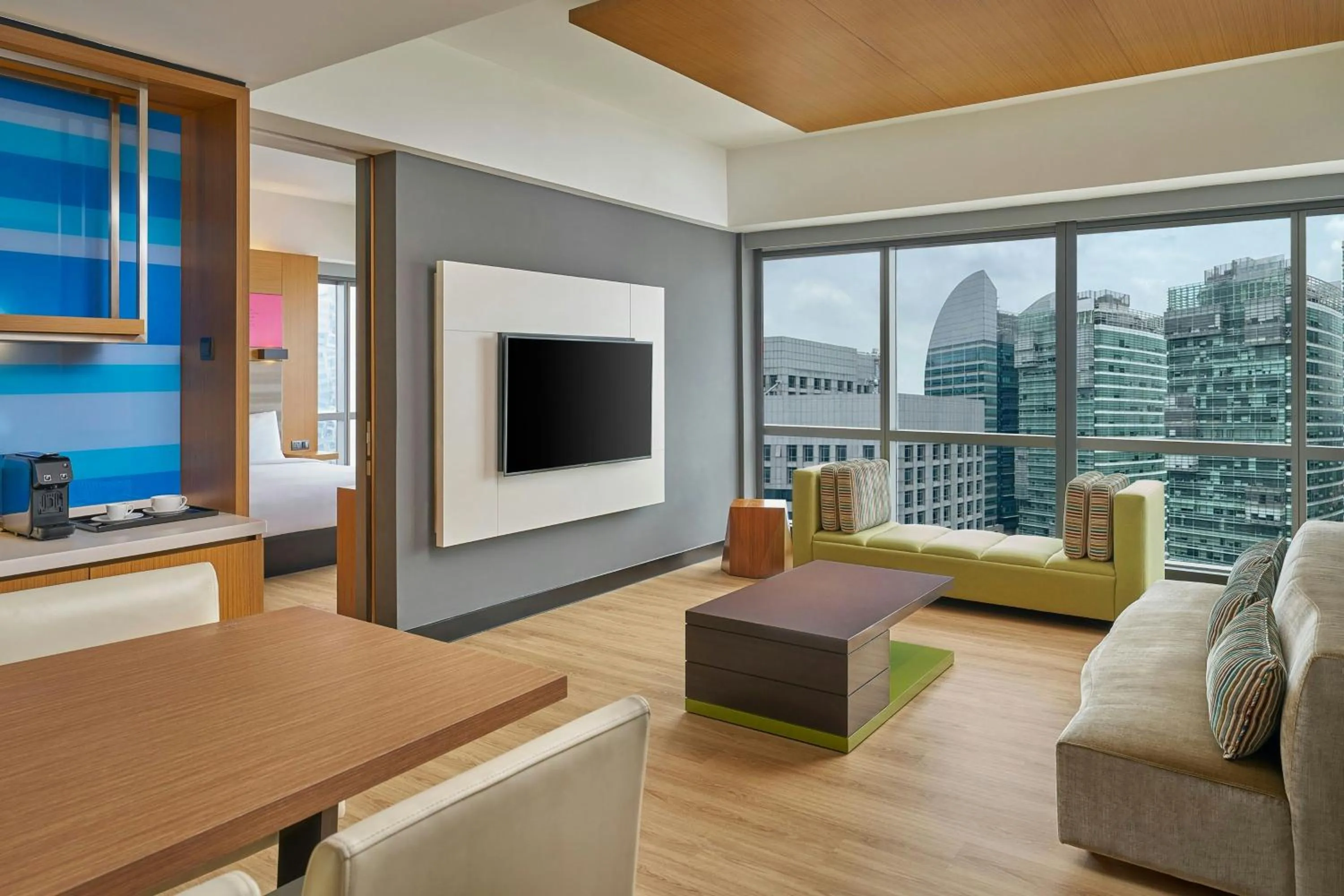 Kitchen or kitchenette in Aloft Kuala Lumpur Sentral