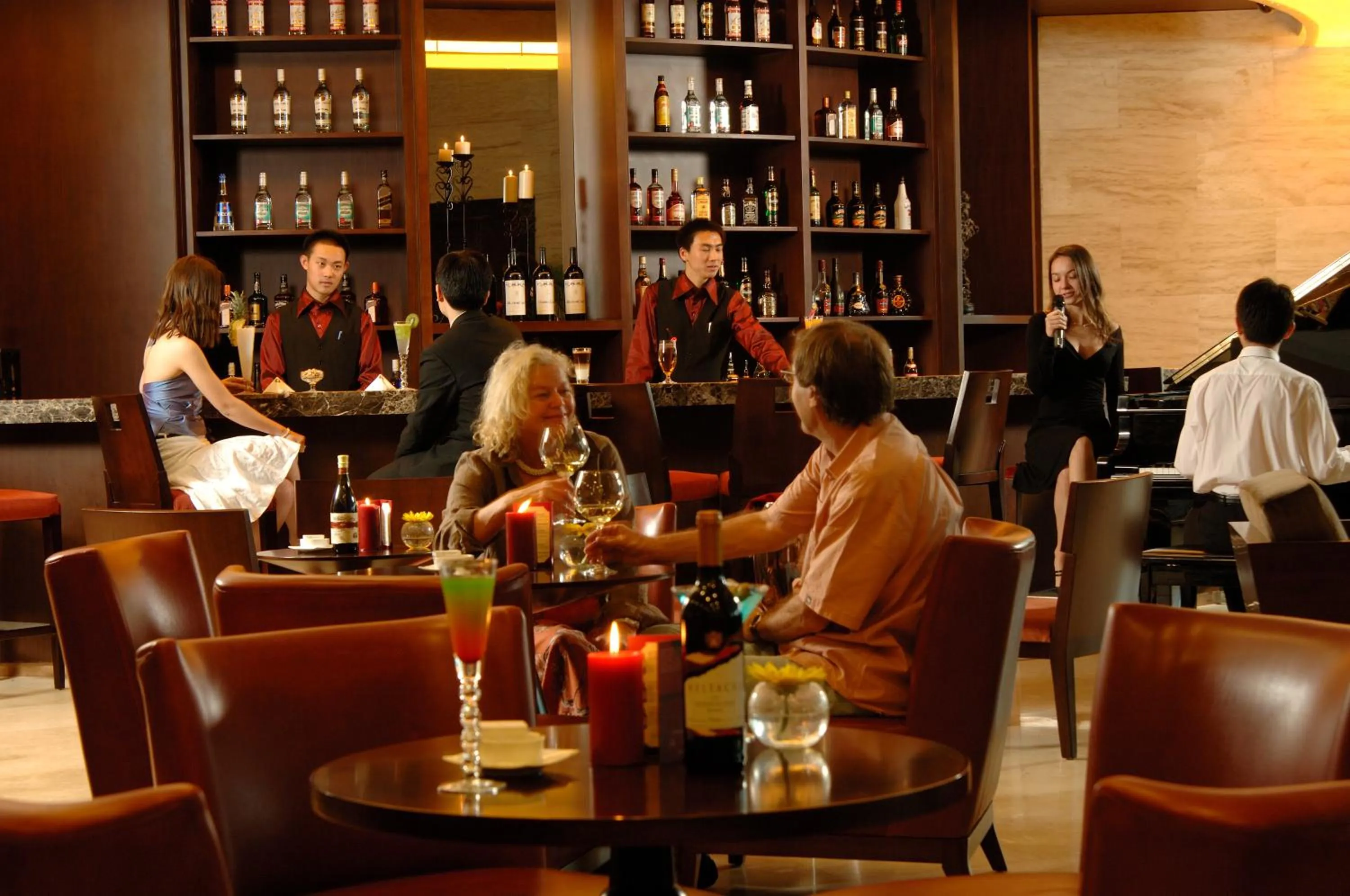 Lounge or bar, Restaurant/Places to Eat in Jianguo Garden Hotel