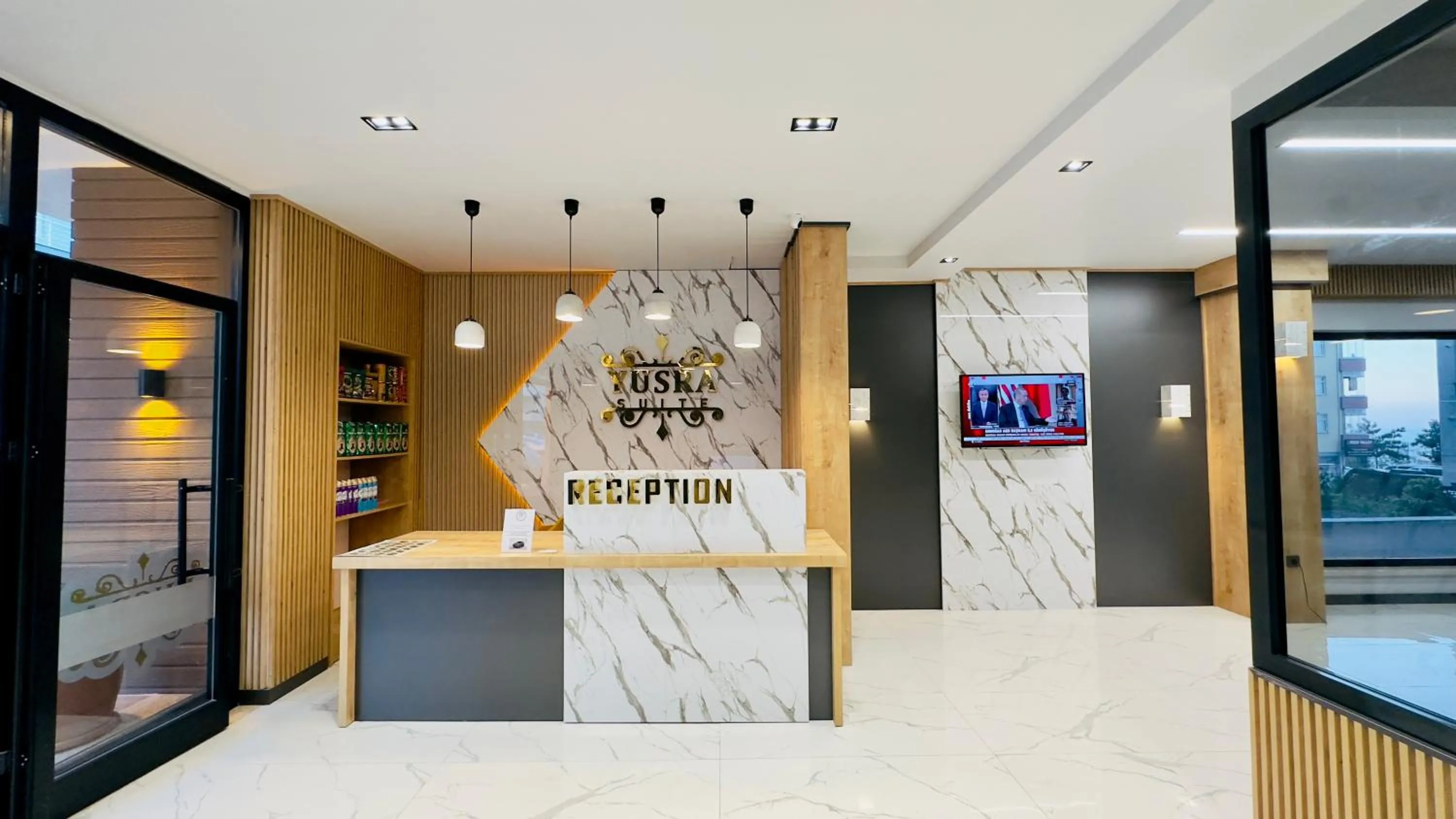 Lobby or reception in Yusra Apart Otel