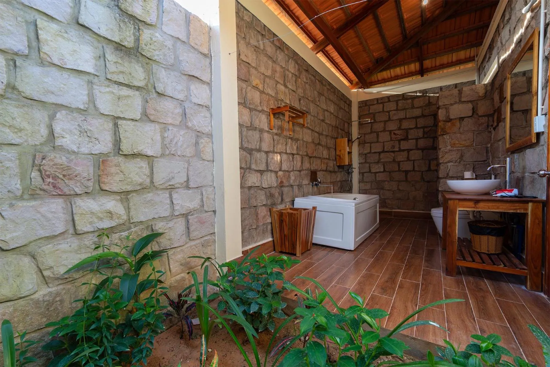 Patio in Island Lodge