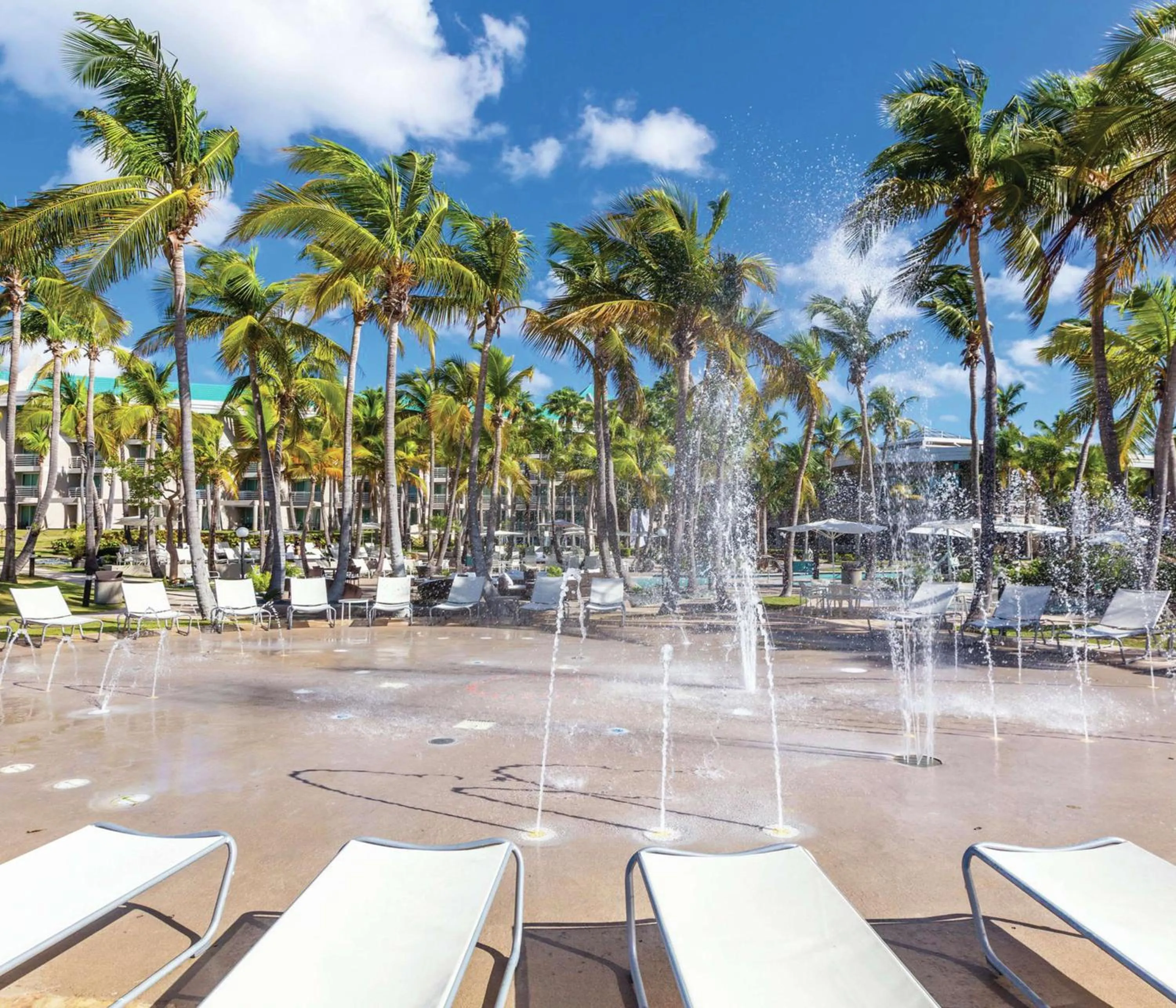Pool view in Hilton Ponce Golf & Casino Resort