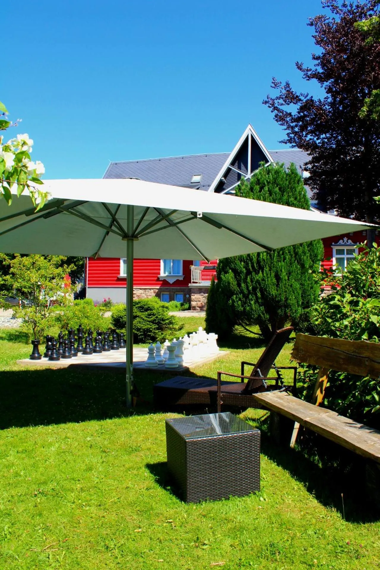 Garden in Villa Silva - Oberhof