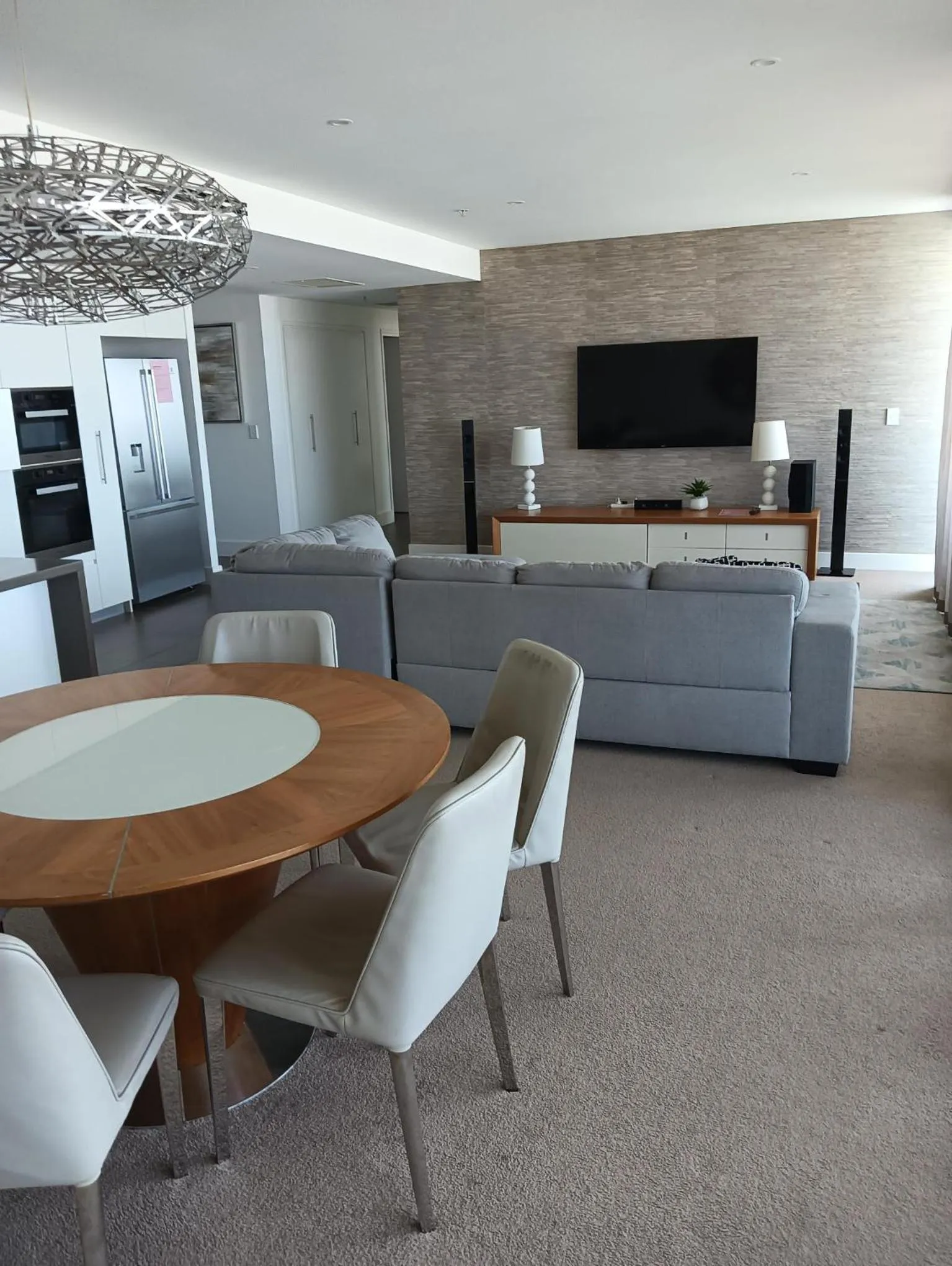 Dining area in Kirra Surf Apartments