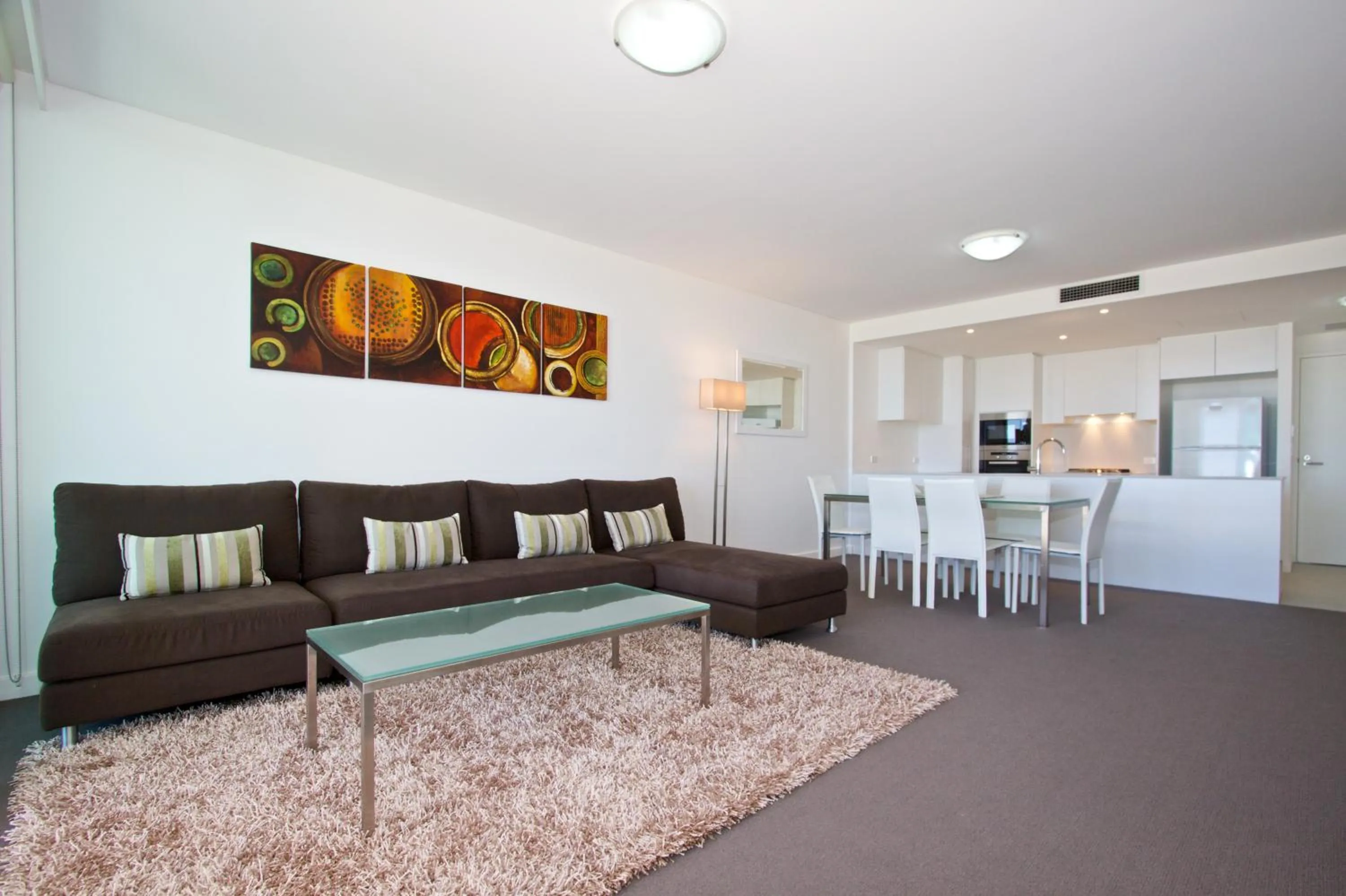 Kitchen or kitchenette in Kirra Surf Apartments