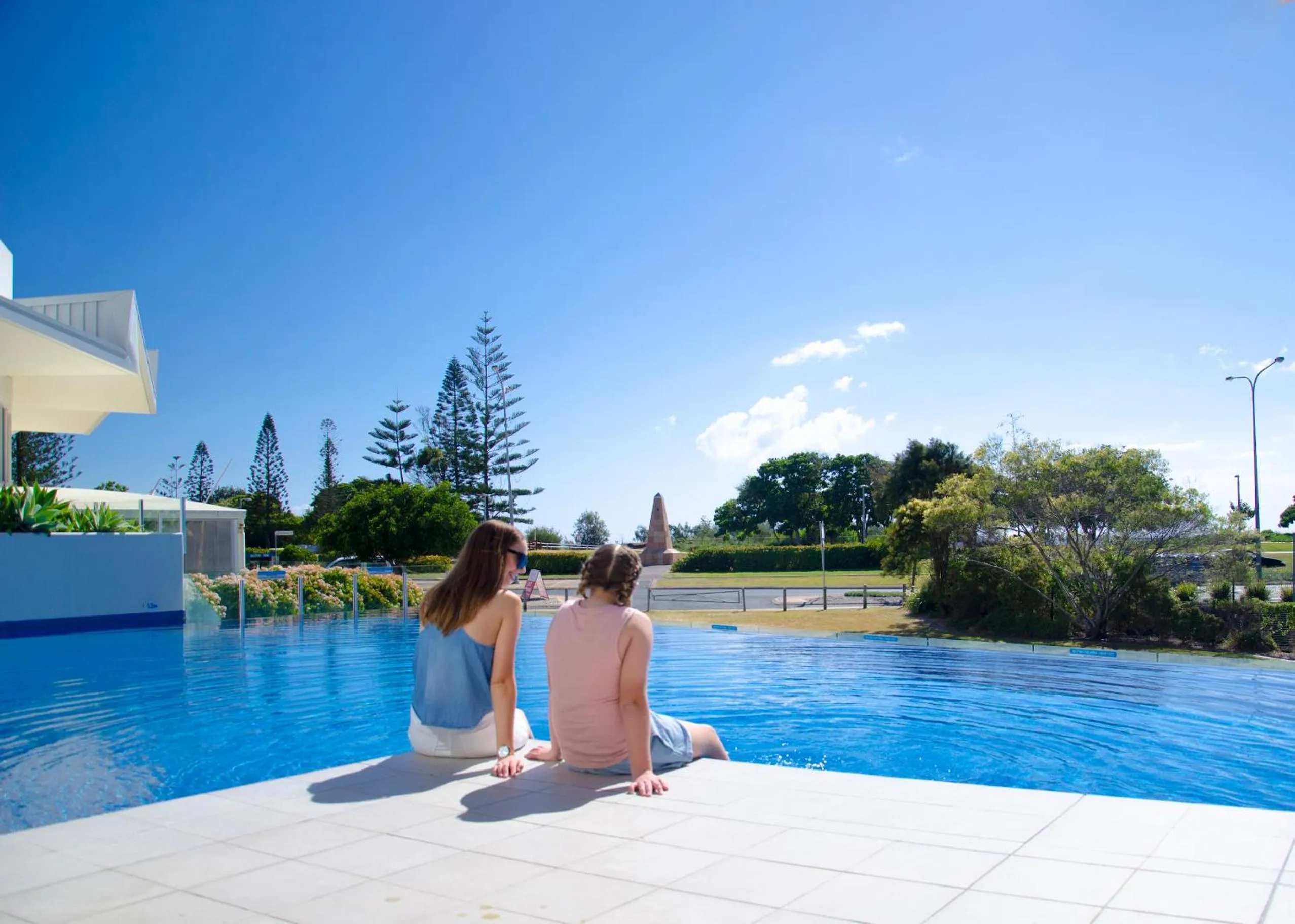 Swimming pool in Kirra Surf Apartments