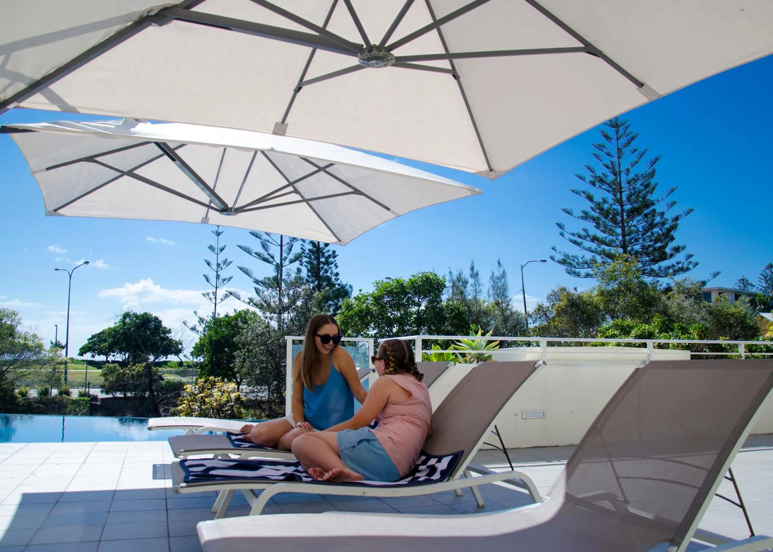 Swimming pool in Kirra Surf Apartments
