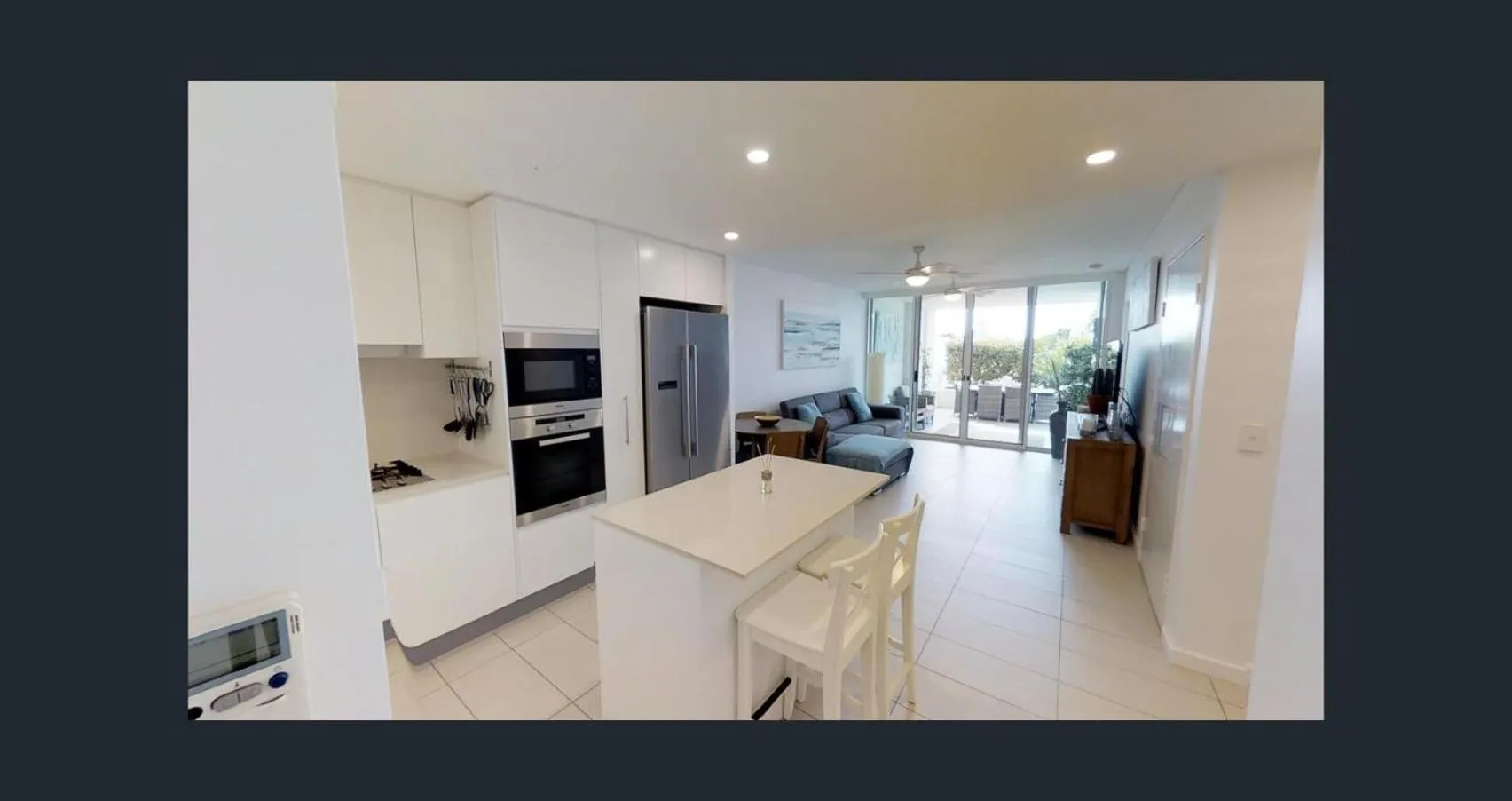 Kitchen or kitchenette in Kirra Surf Apartments