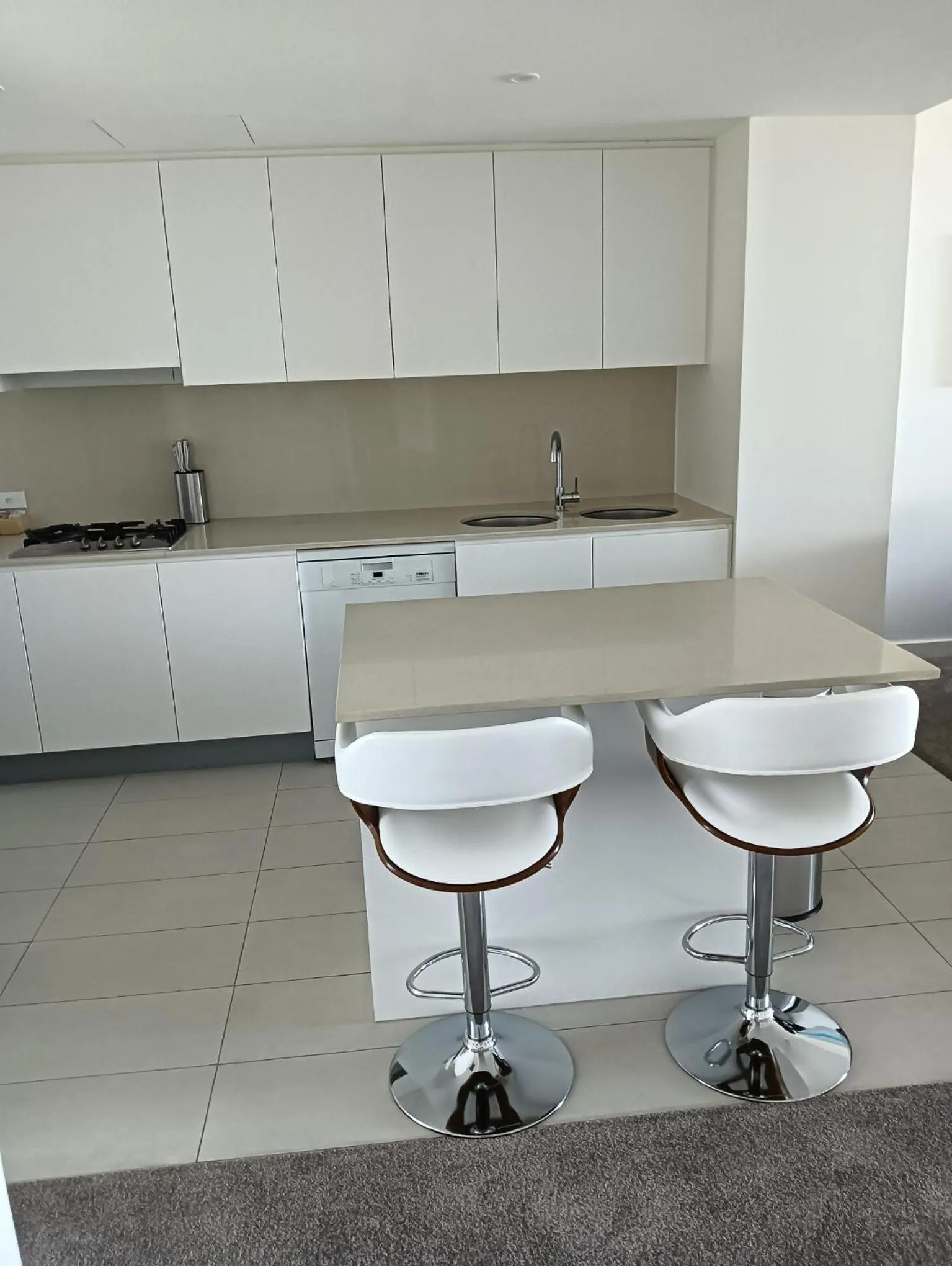 kitchen in Kirra Surf Apartments