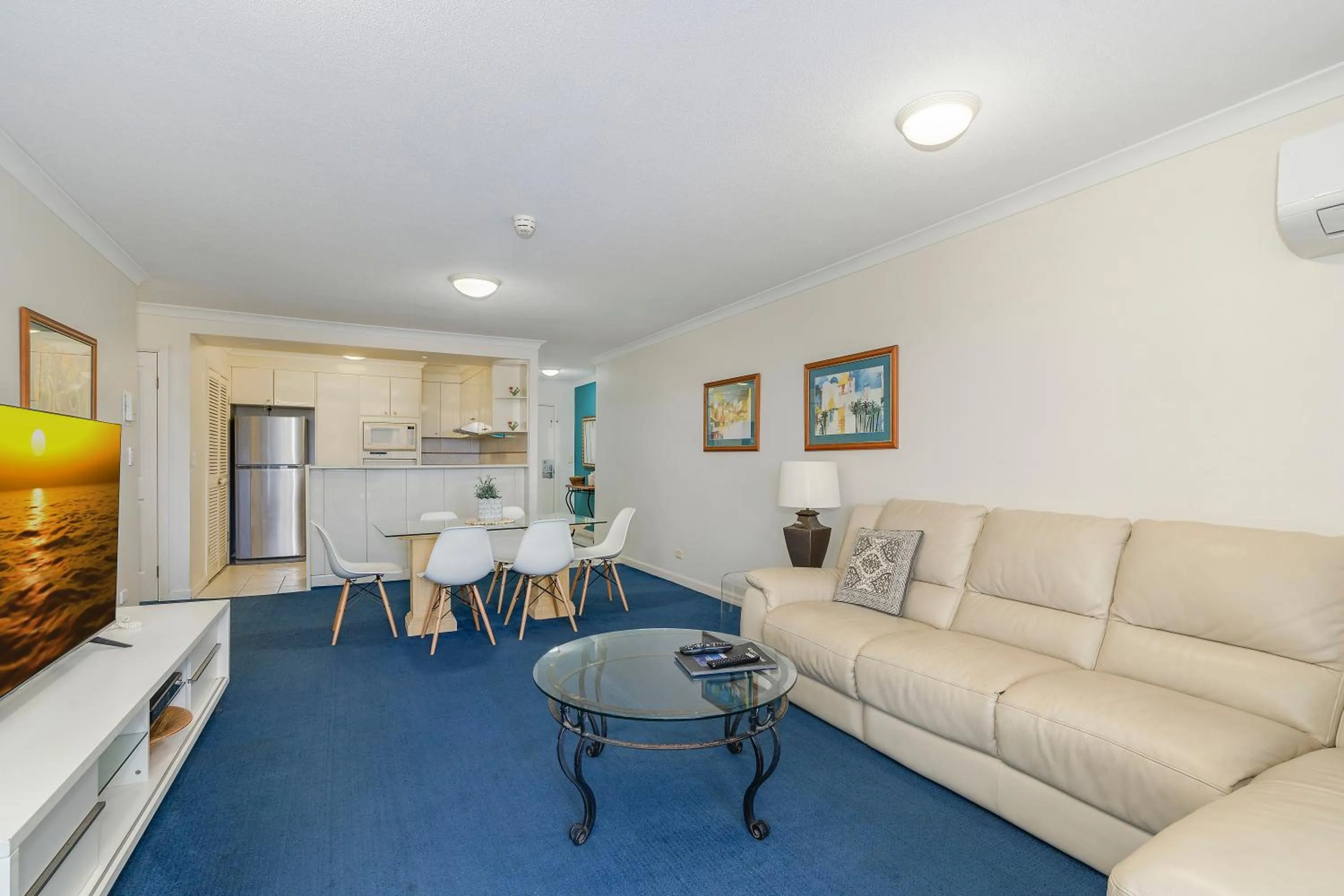 Living room in ULTIQA Burleigh Mediterranean Resort