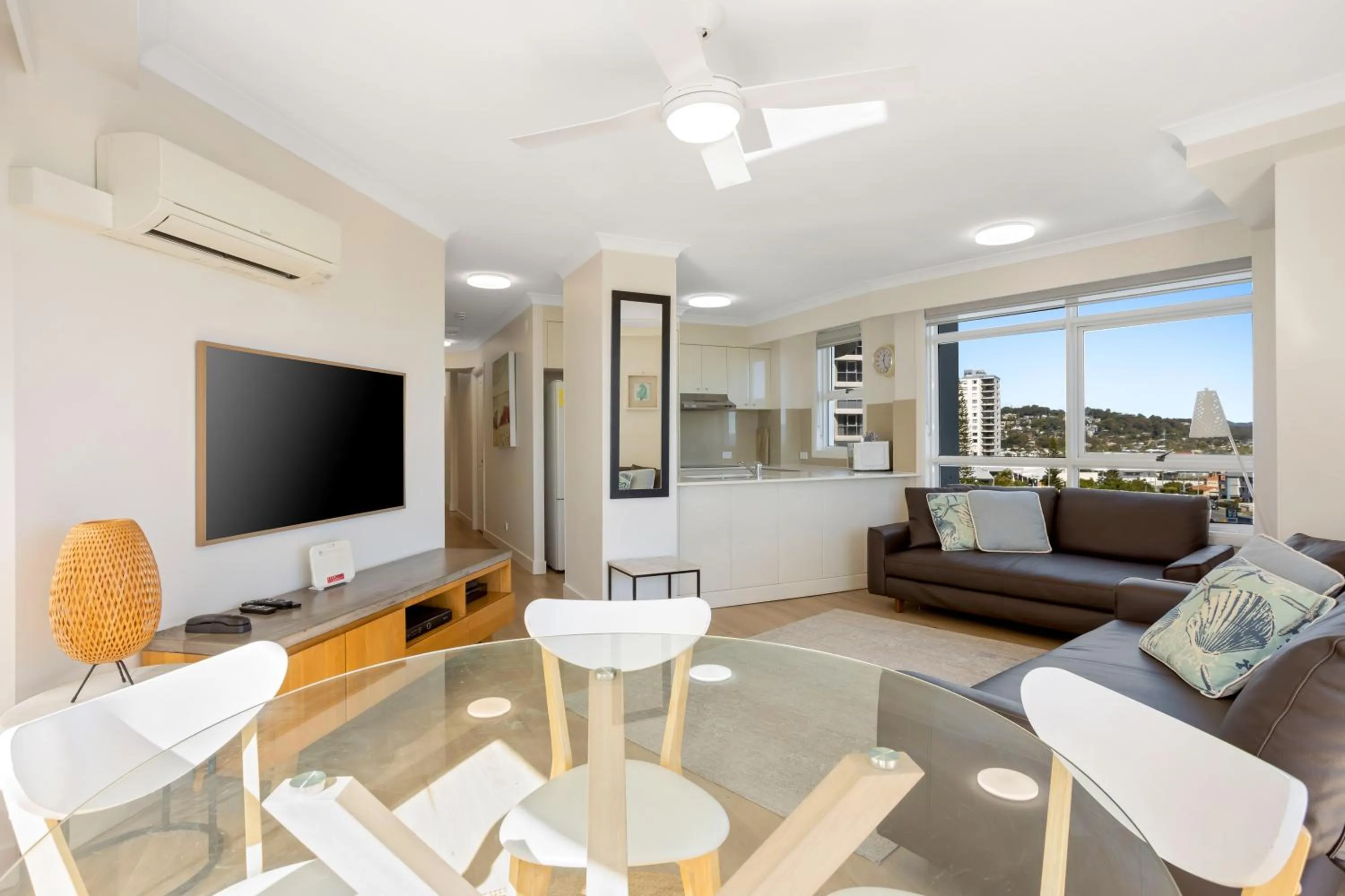 Living room in ULTIQA Burleigh Mediterranean Resort