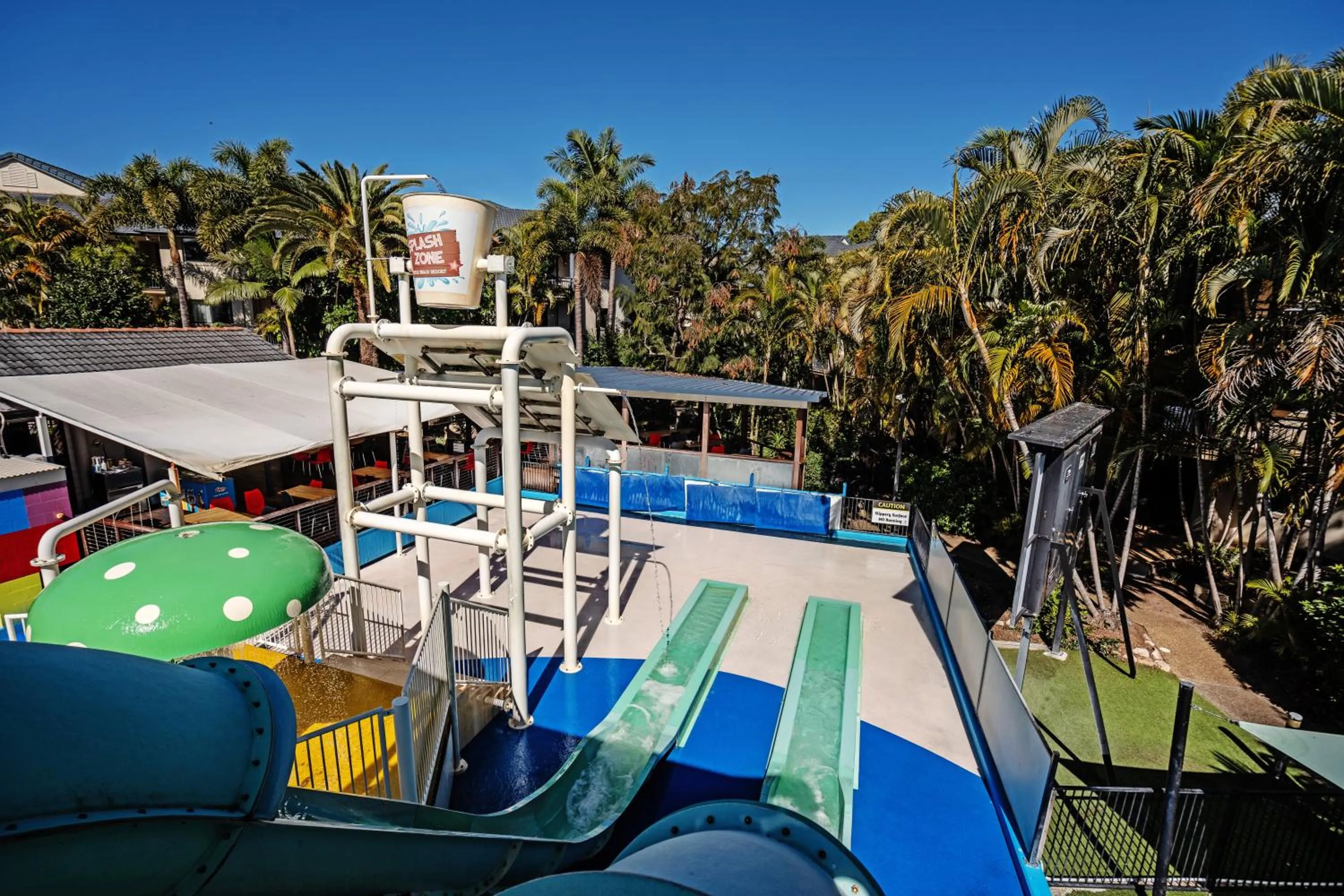 Aqua park in Turtle Beach Resort