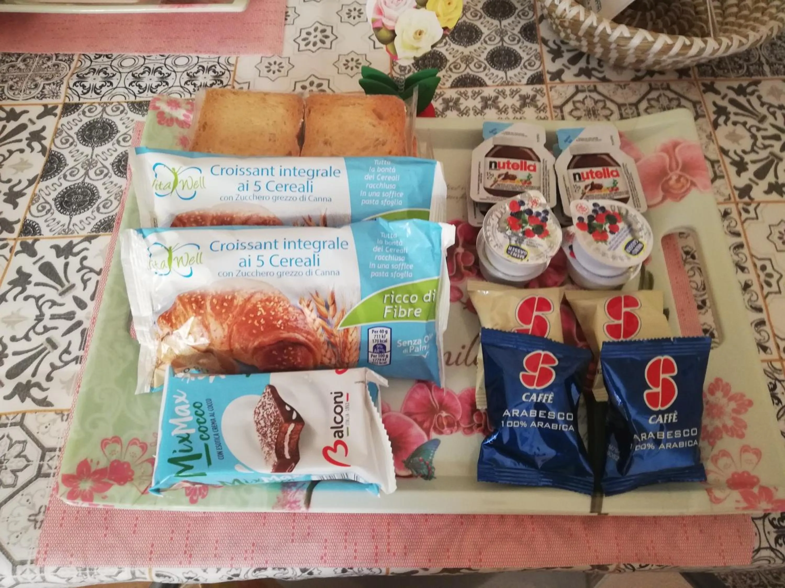 Food and drinks in b&b sotto le torri