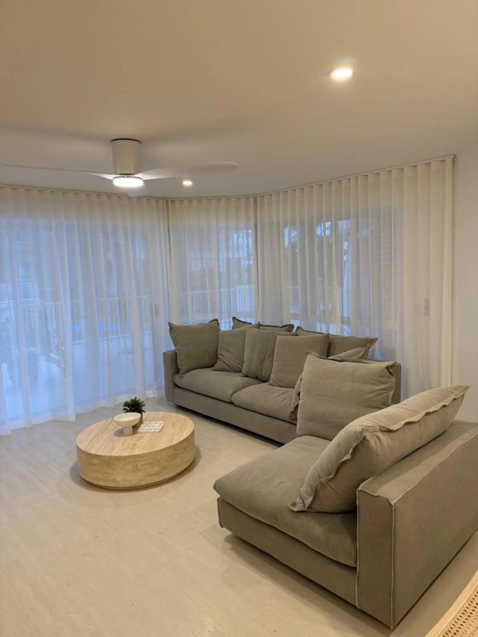 Living room in Serenity Apartments Noosa