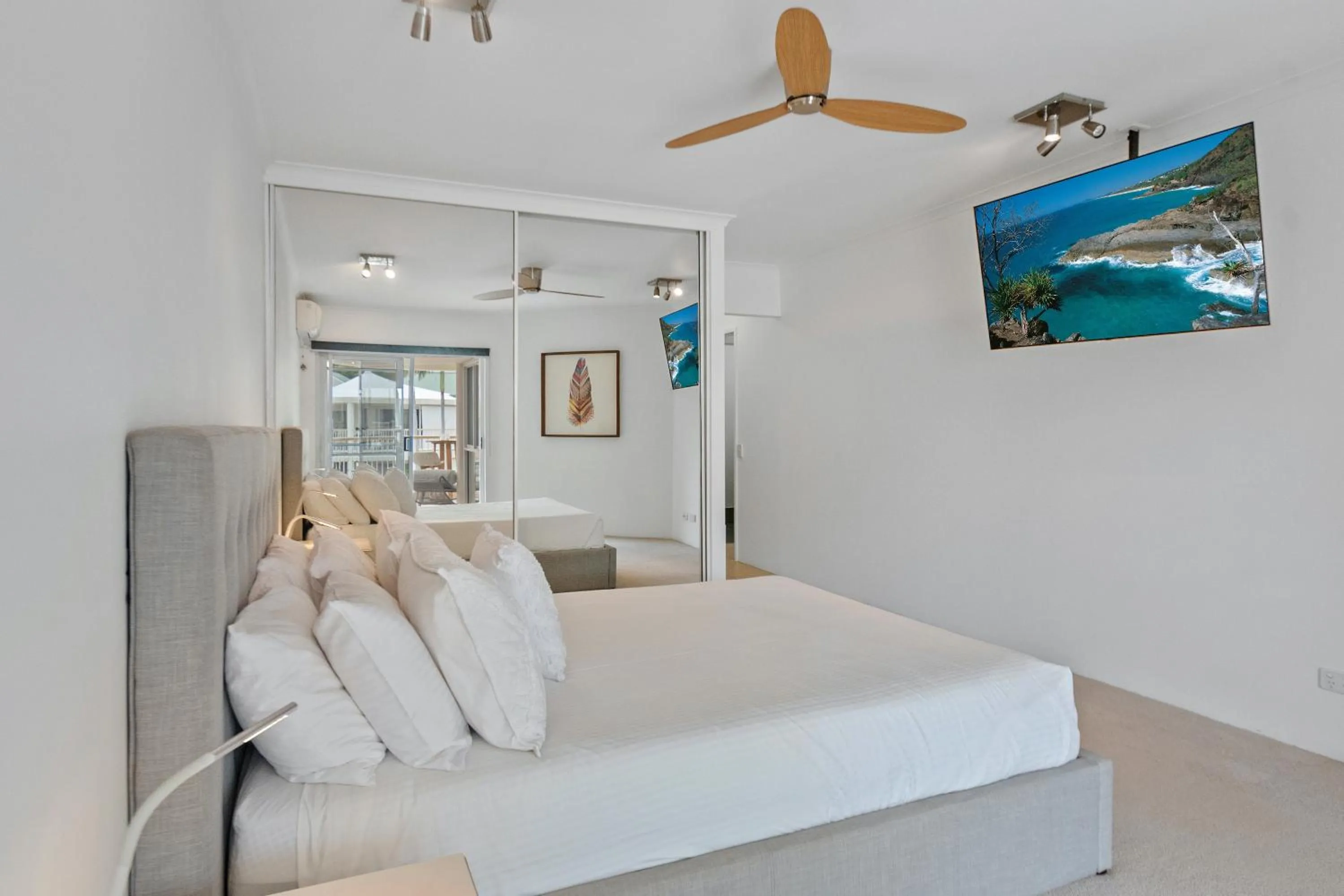 Bed in Serenity Apartments Noosa