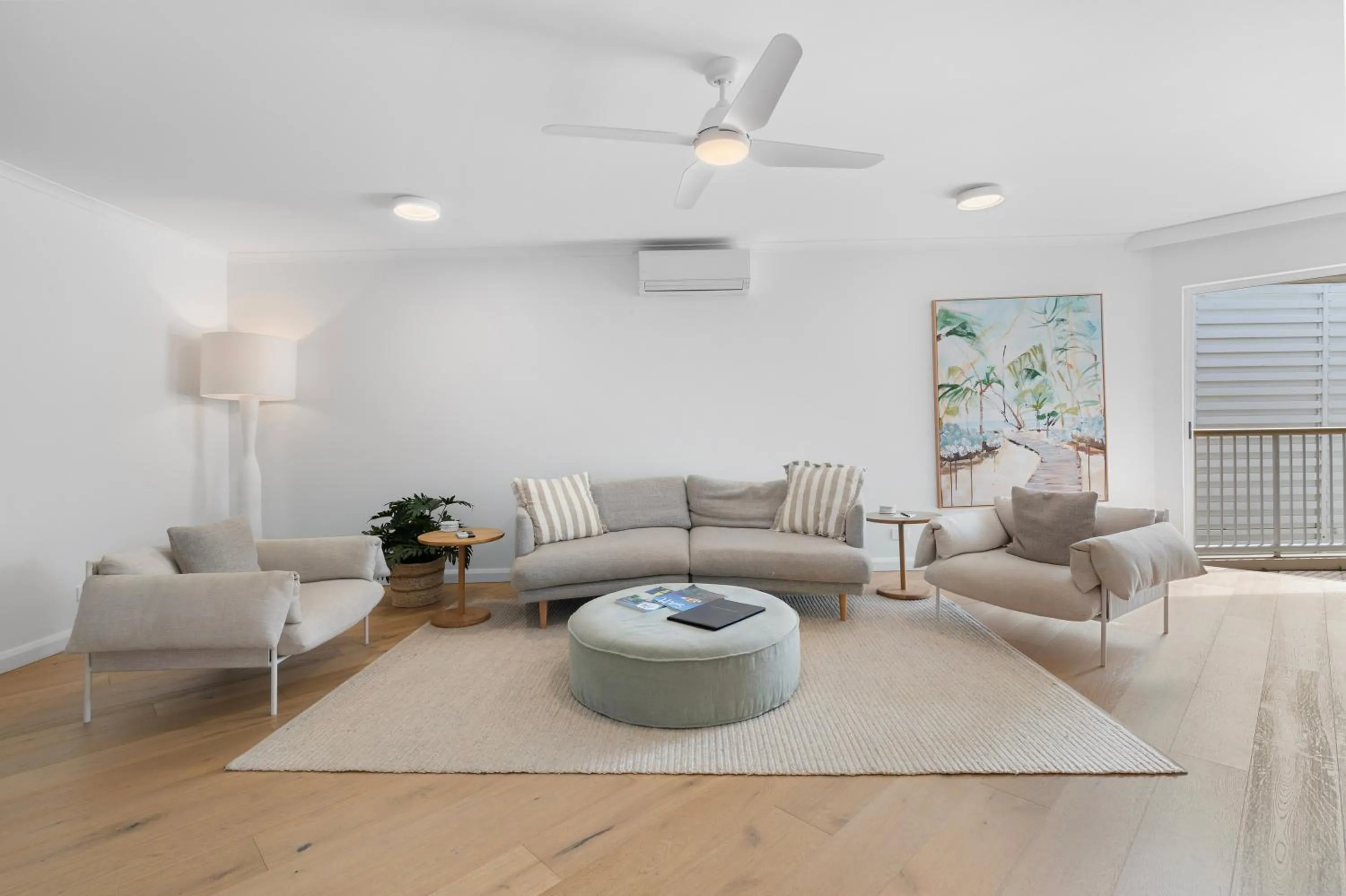 Living room in Serenity Apartments Noosa