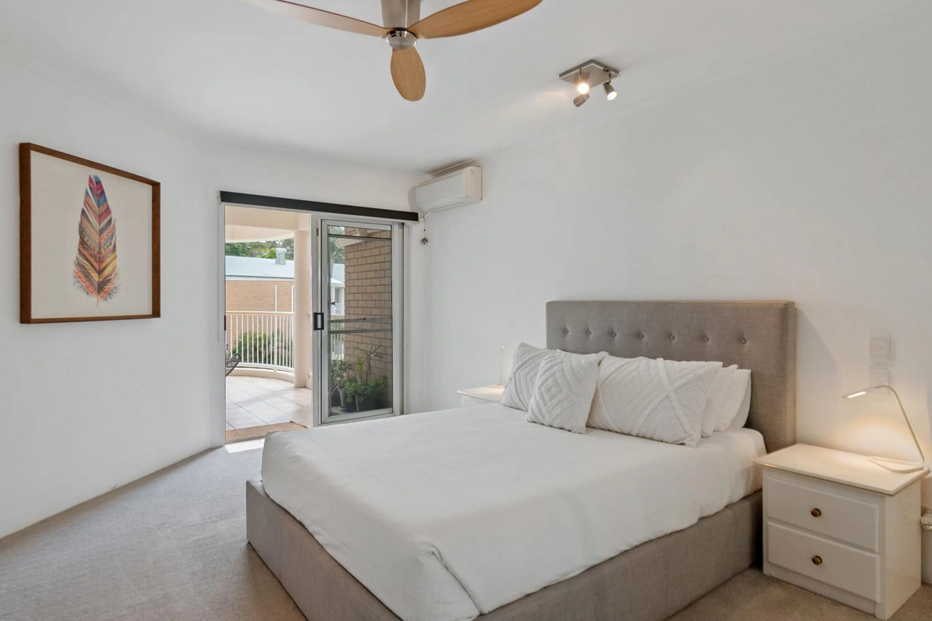 Bed in Serenity Apartments Noosa