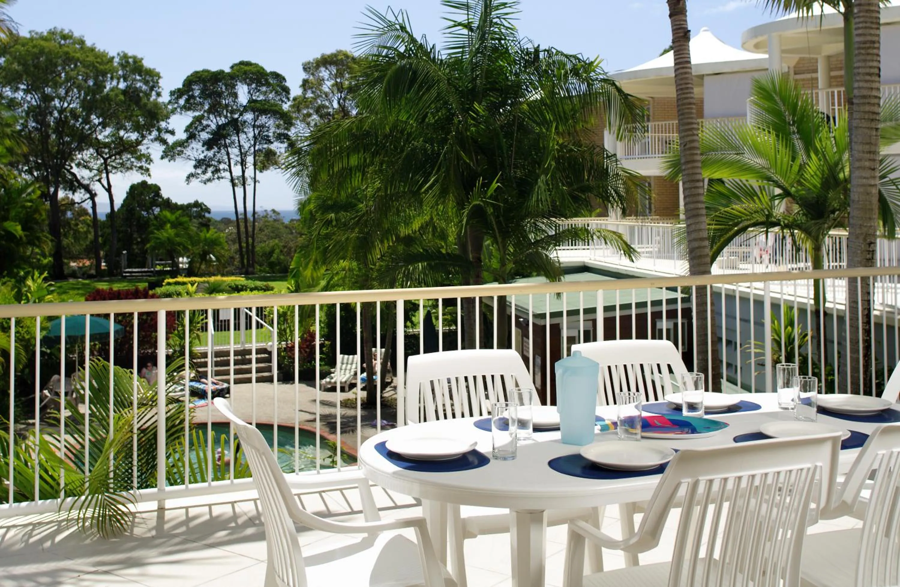 Patio in Serenity Apartments Noosa