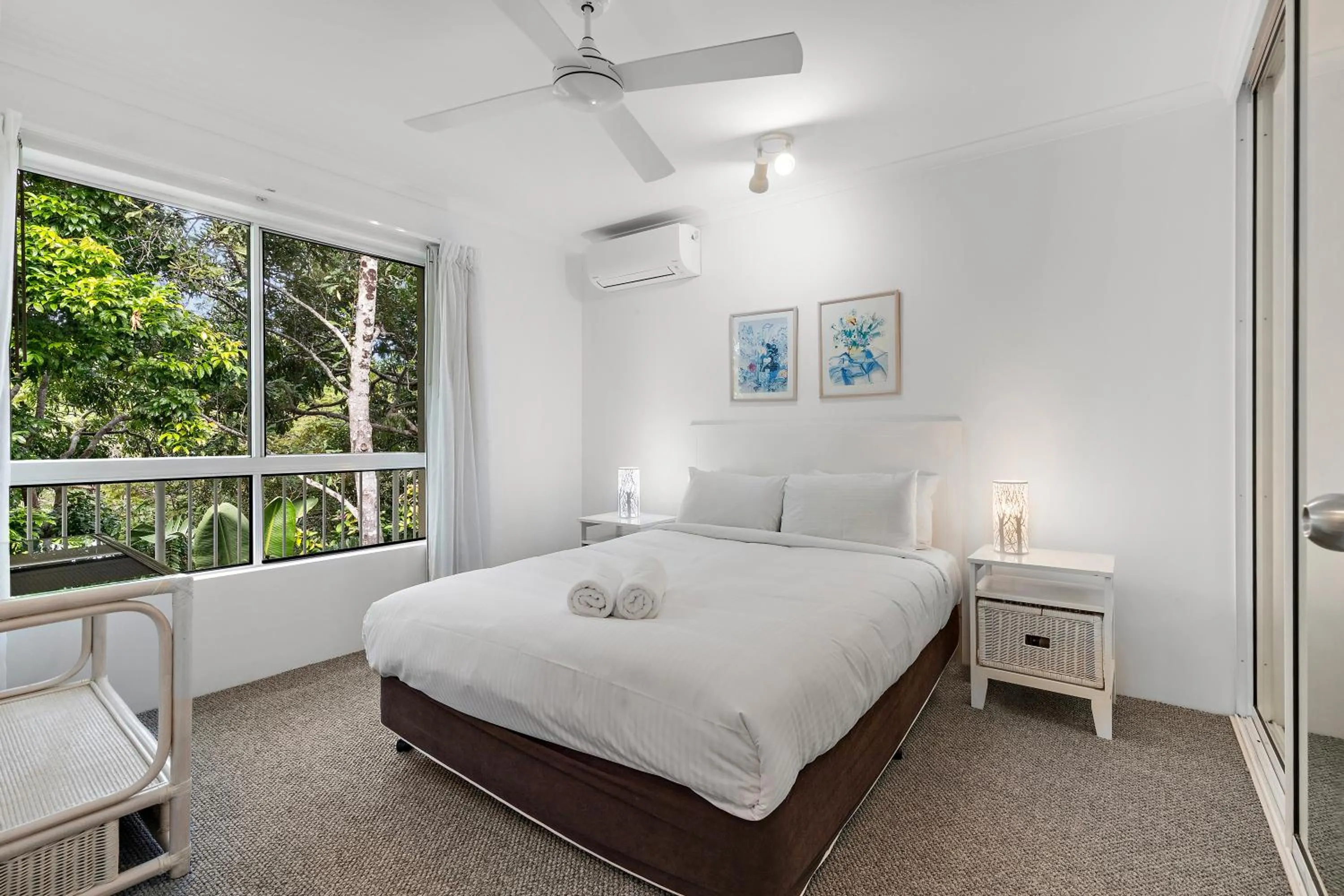 Bedroom, Bed in Serenity Apartments Noosa