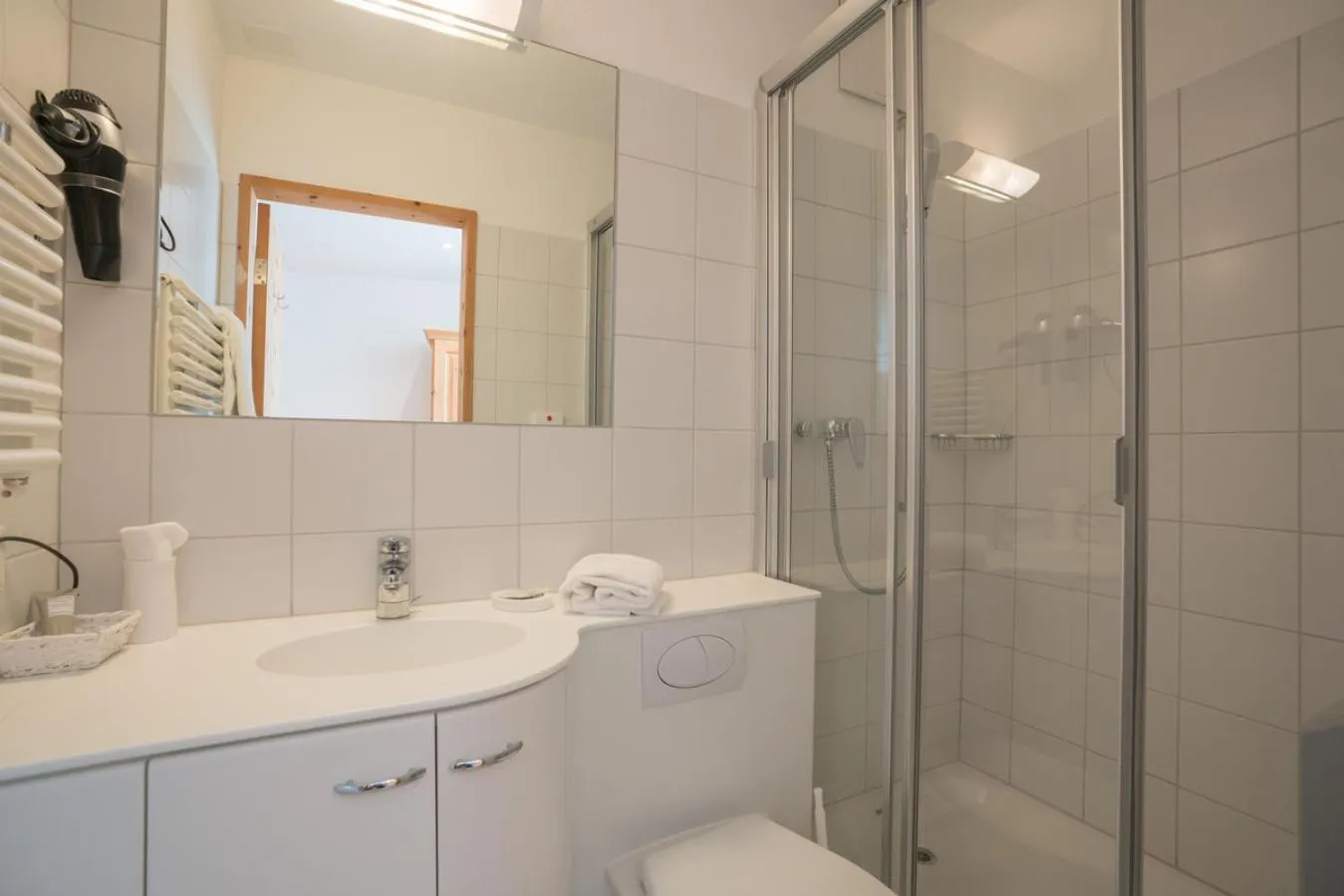 Bathroom in Gasthaus & Hotel Berninahaus