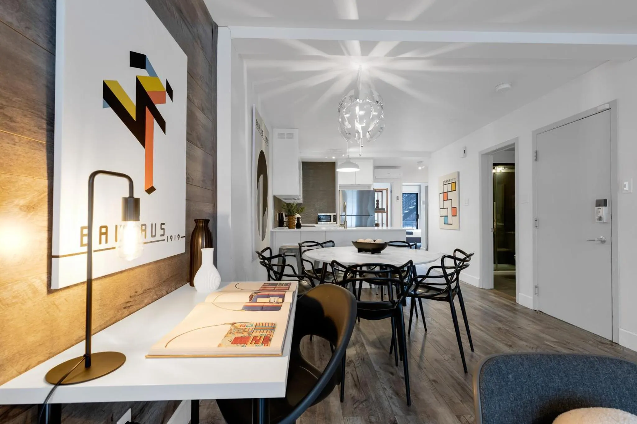 Living room in LiV MTL Urban