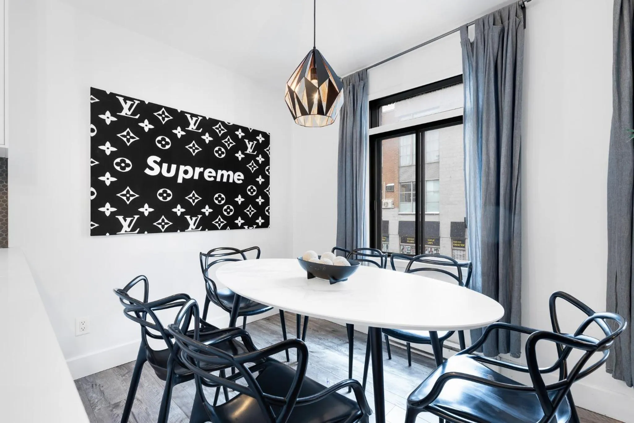 Living room in LiV MTL Urban