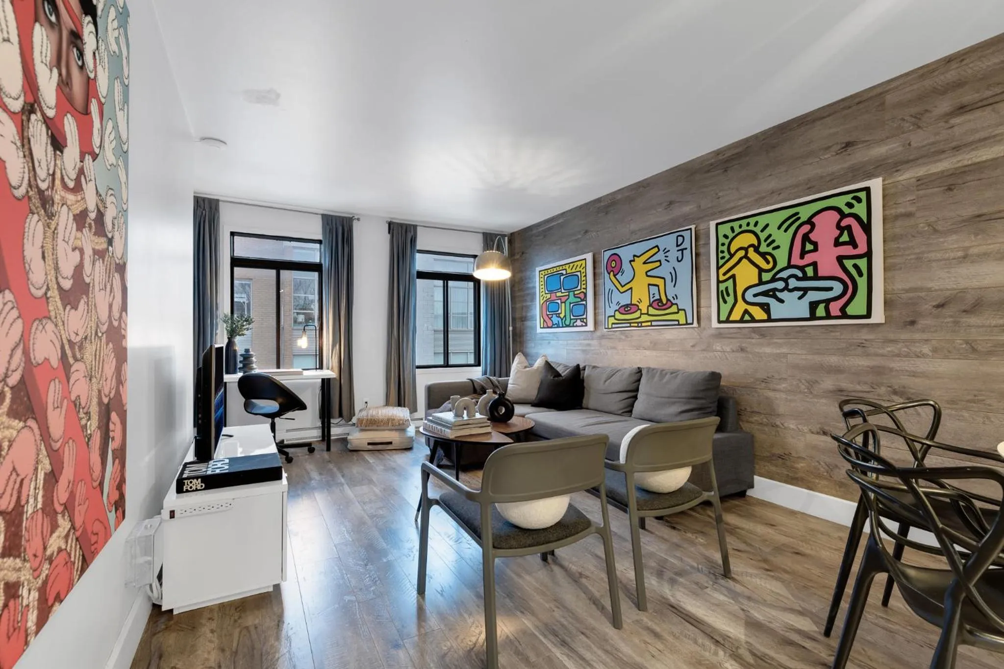 Living room in LiV MTL Urban