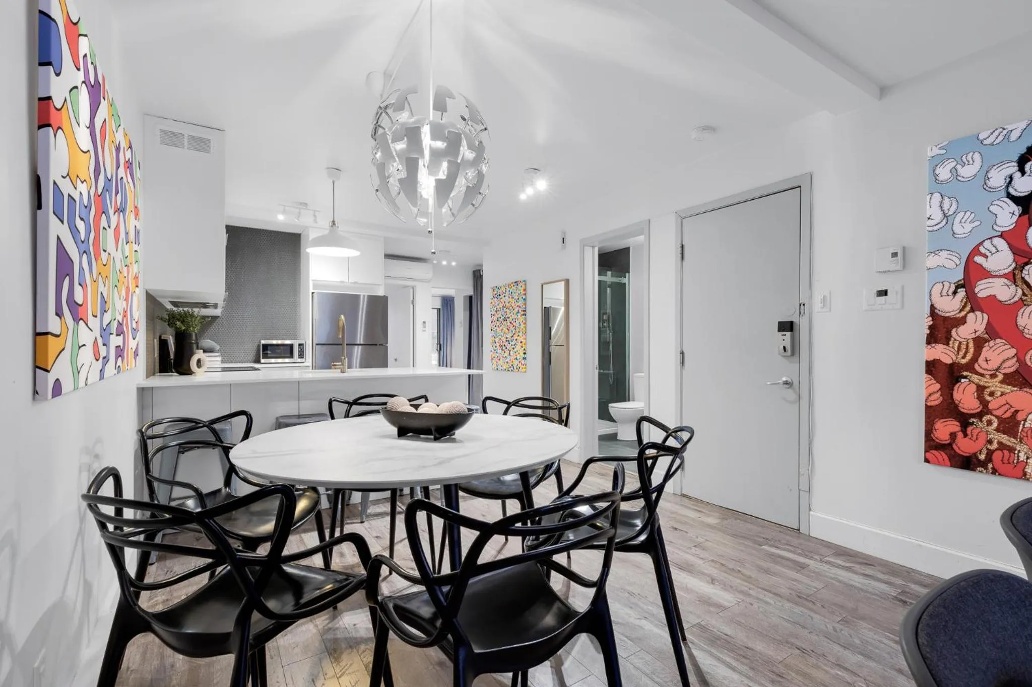 Living room in LiV MTL Urban